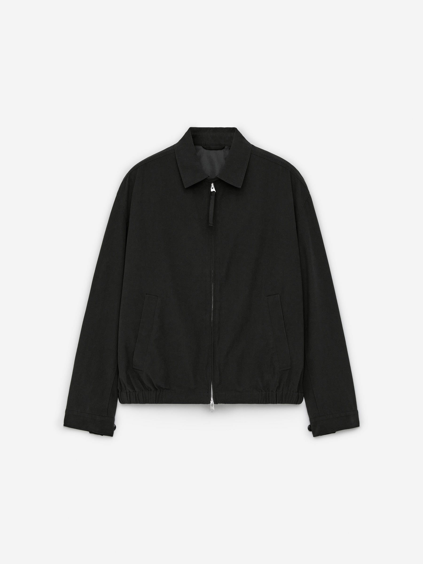 Blouson en coton-Noir-14655