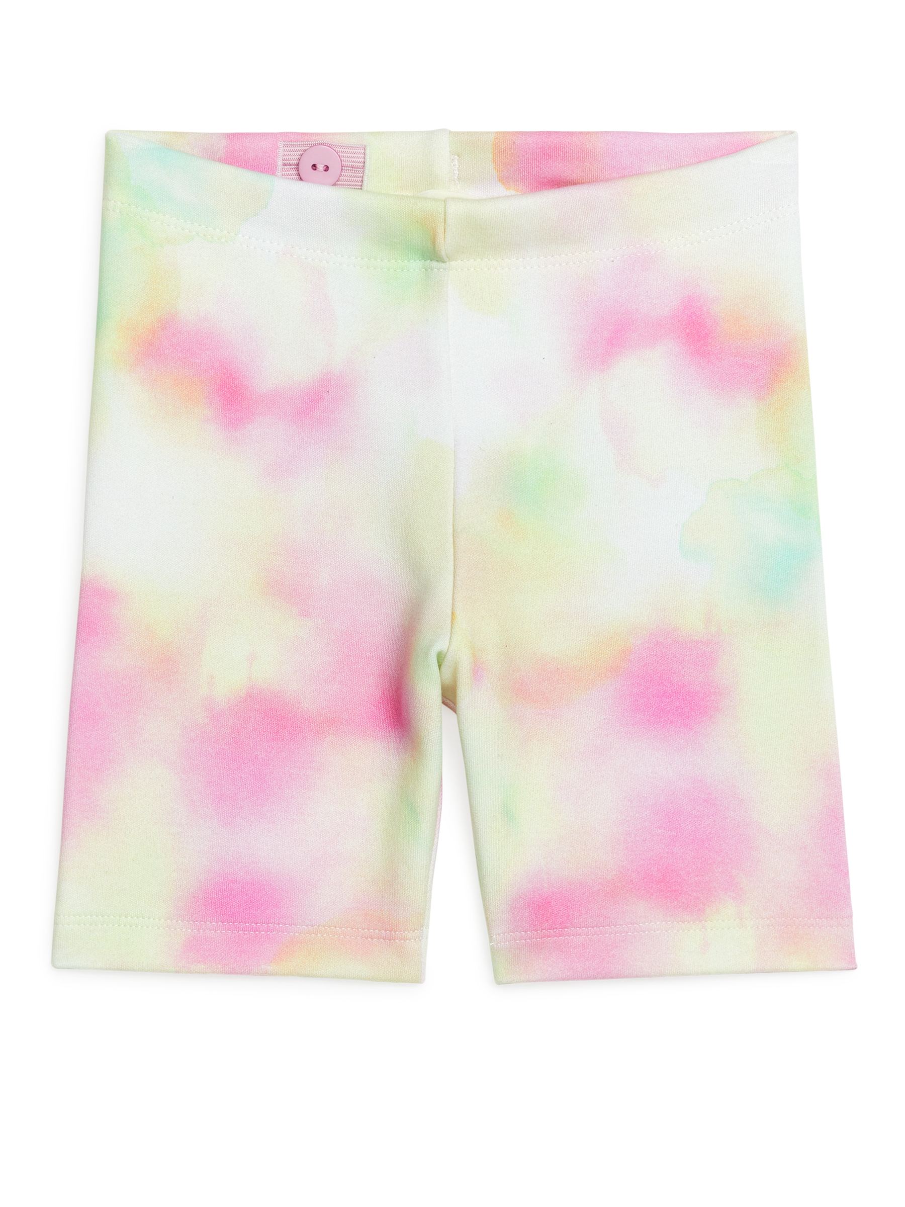 Pantalones cortos de ciclista en punto de canalé - Rosa/verde - Corte ajustado - Children - StillMedia/DescriptiveStillLife - 2