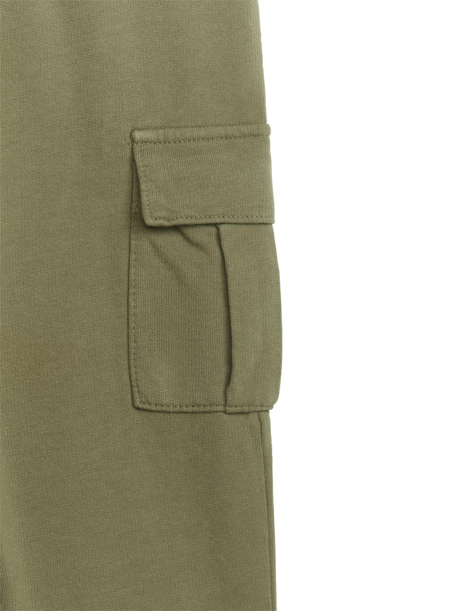 Jersey Utility Trousers-#7C775F-6135