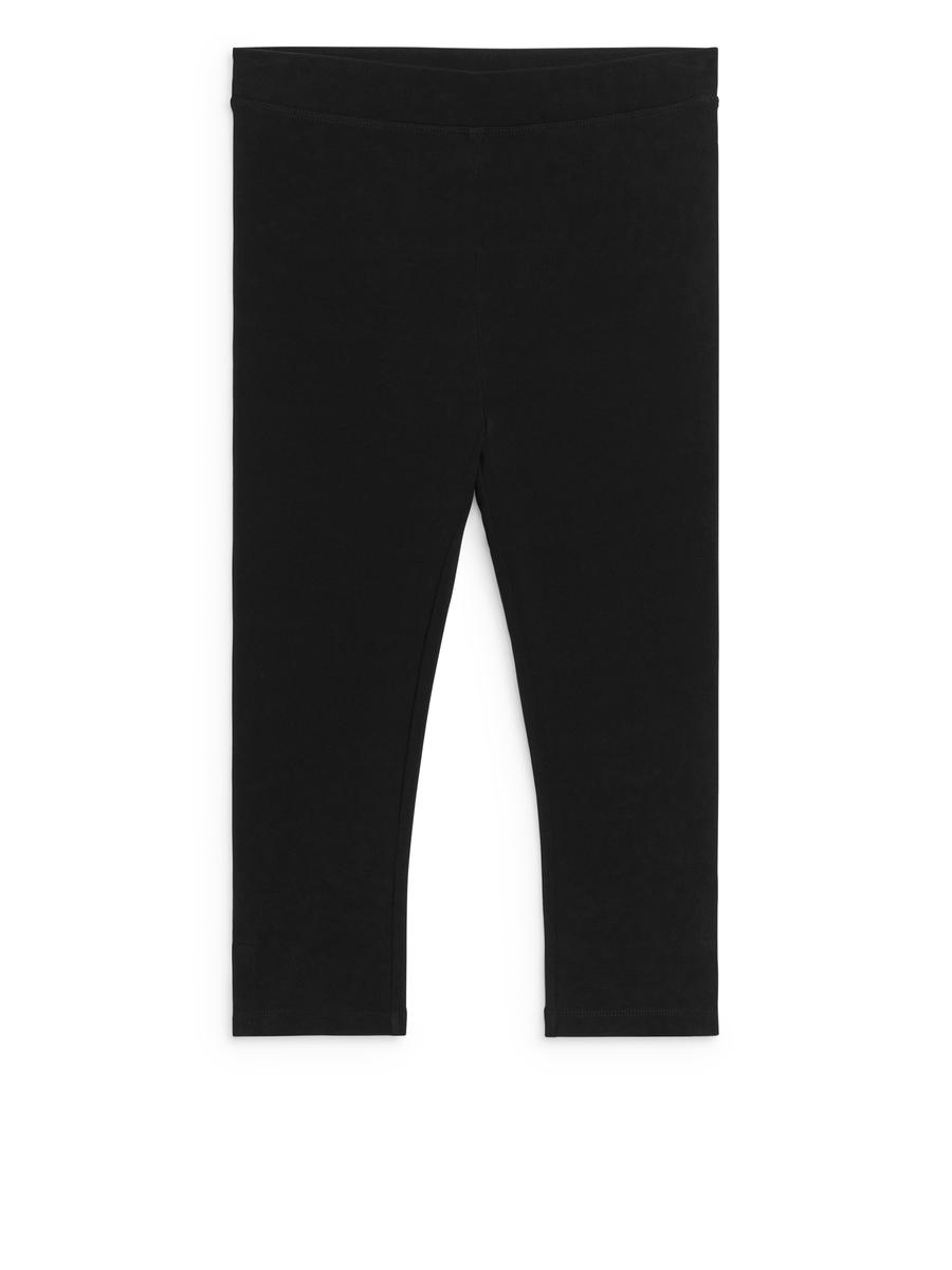 Gerippte Capri-Leggings-#272628-7983