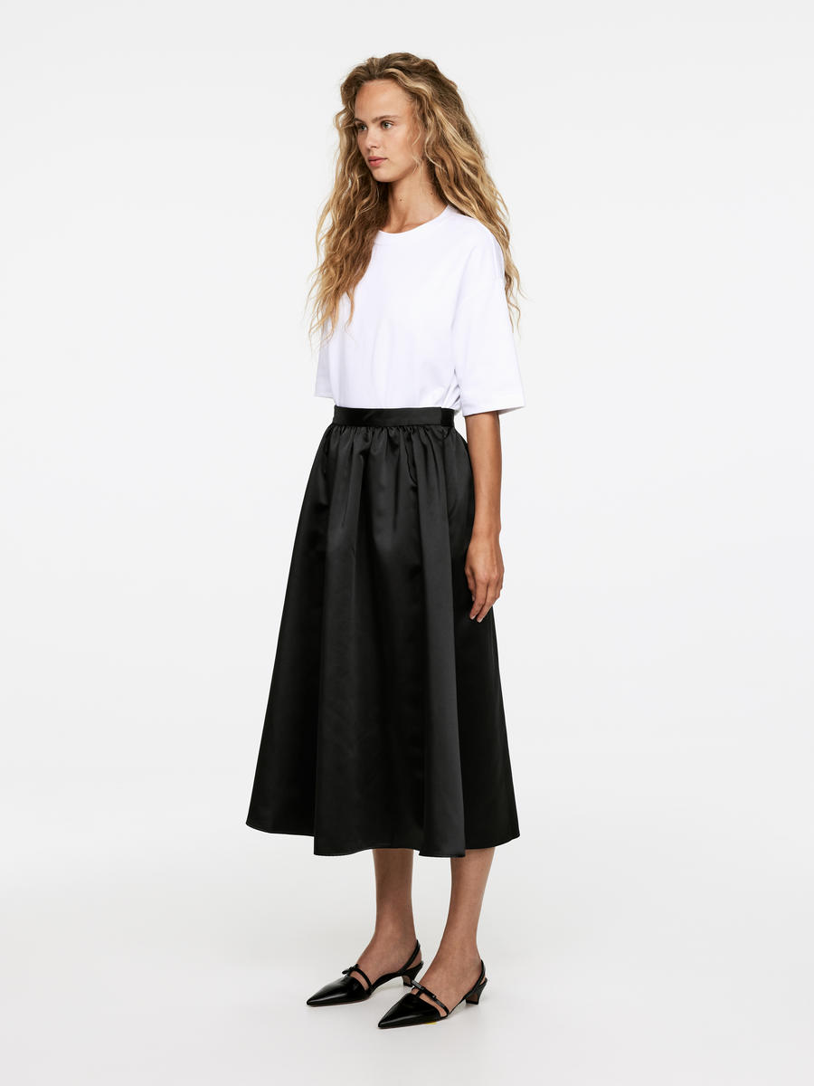 Taffeta Skirt-#272628-3296