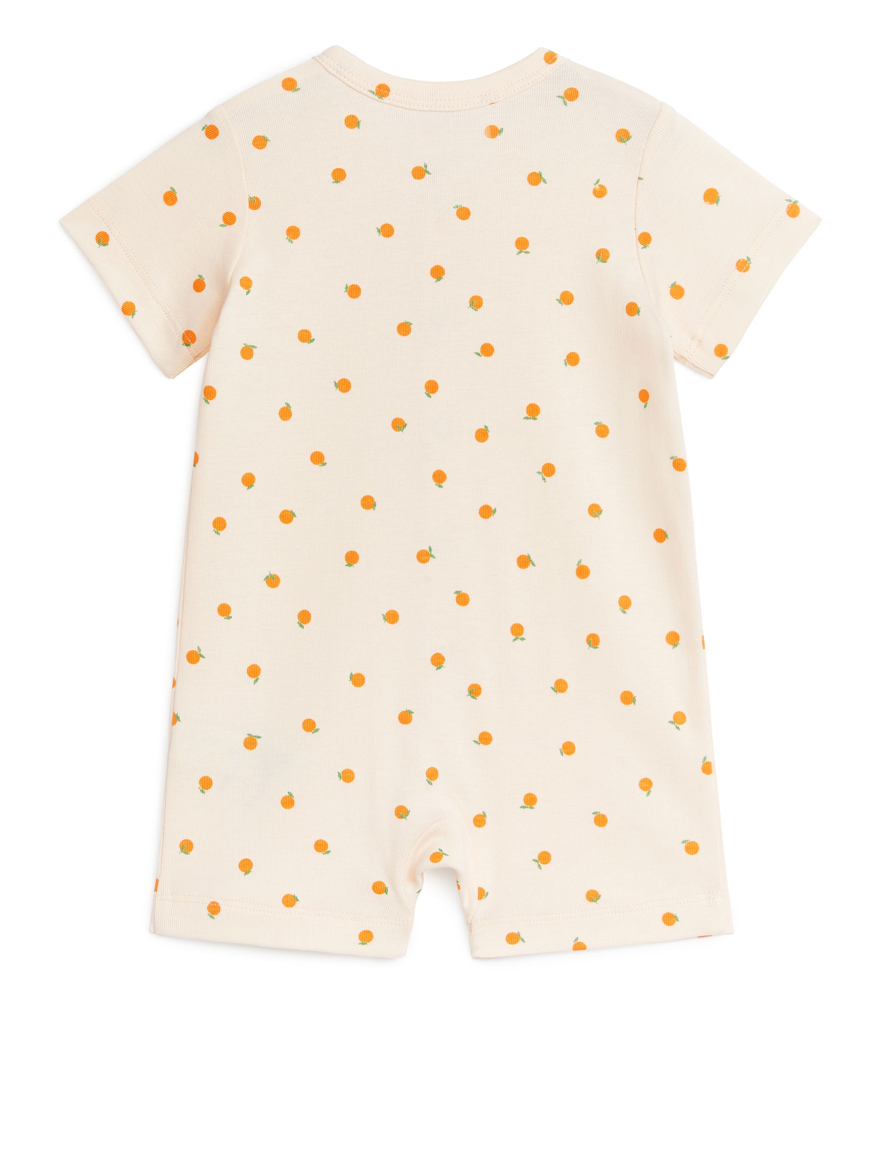 Pigiama intero a maniche corte - Bianco sporco/Arance - Regular fit - Children - StillMedia/DescriptiveStillLife - 2