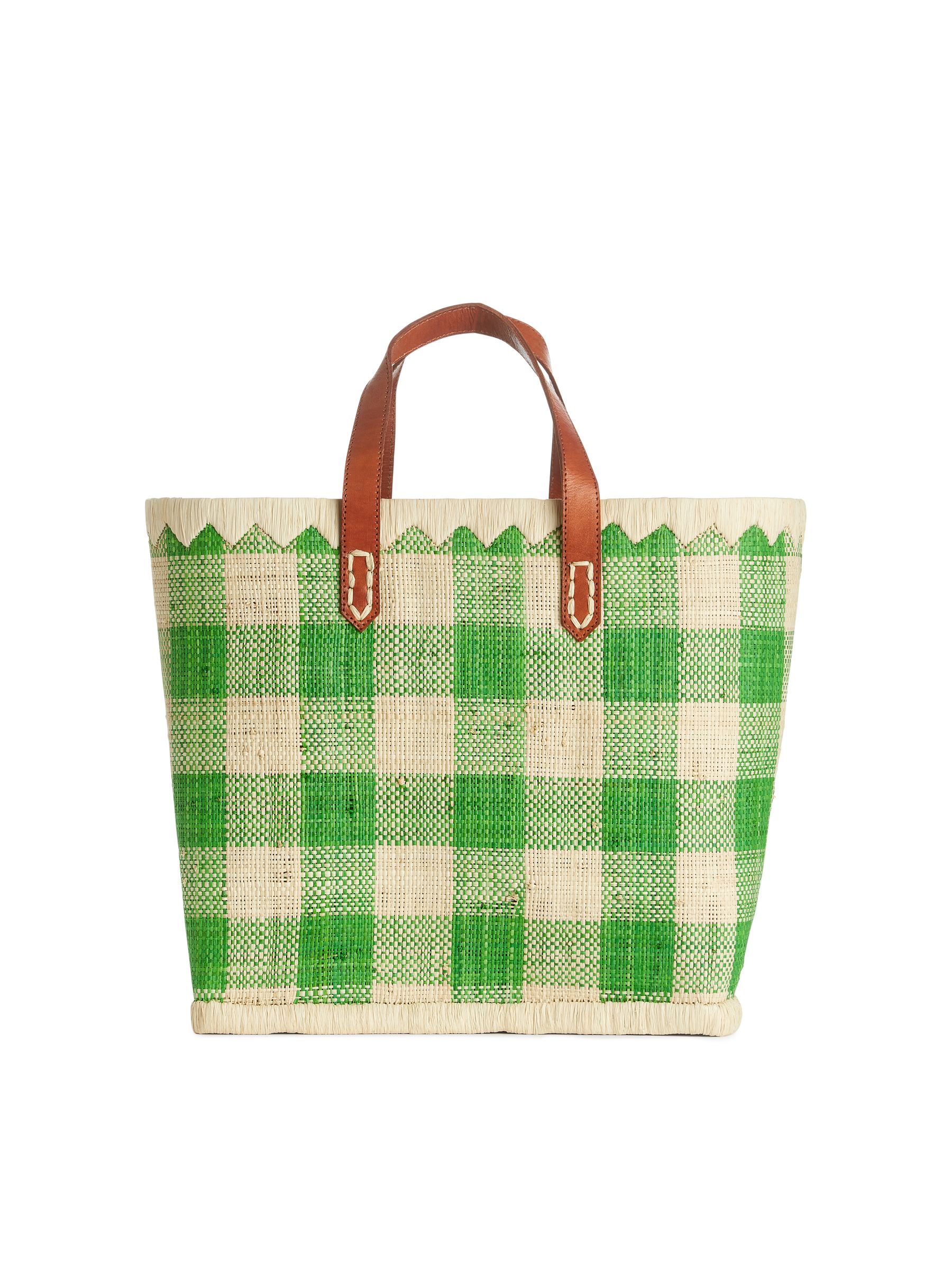 A World of Craft Small Raffia Bag - Green/Beige - Women - StillMedia/DescriptiveStillLife - 3