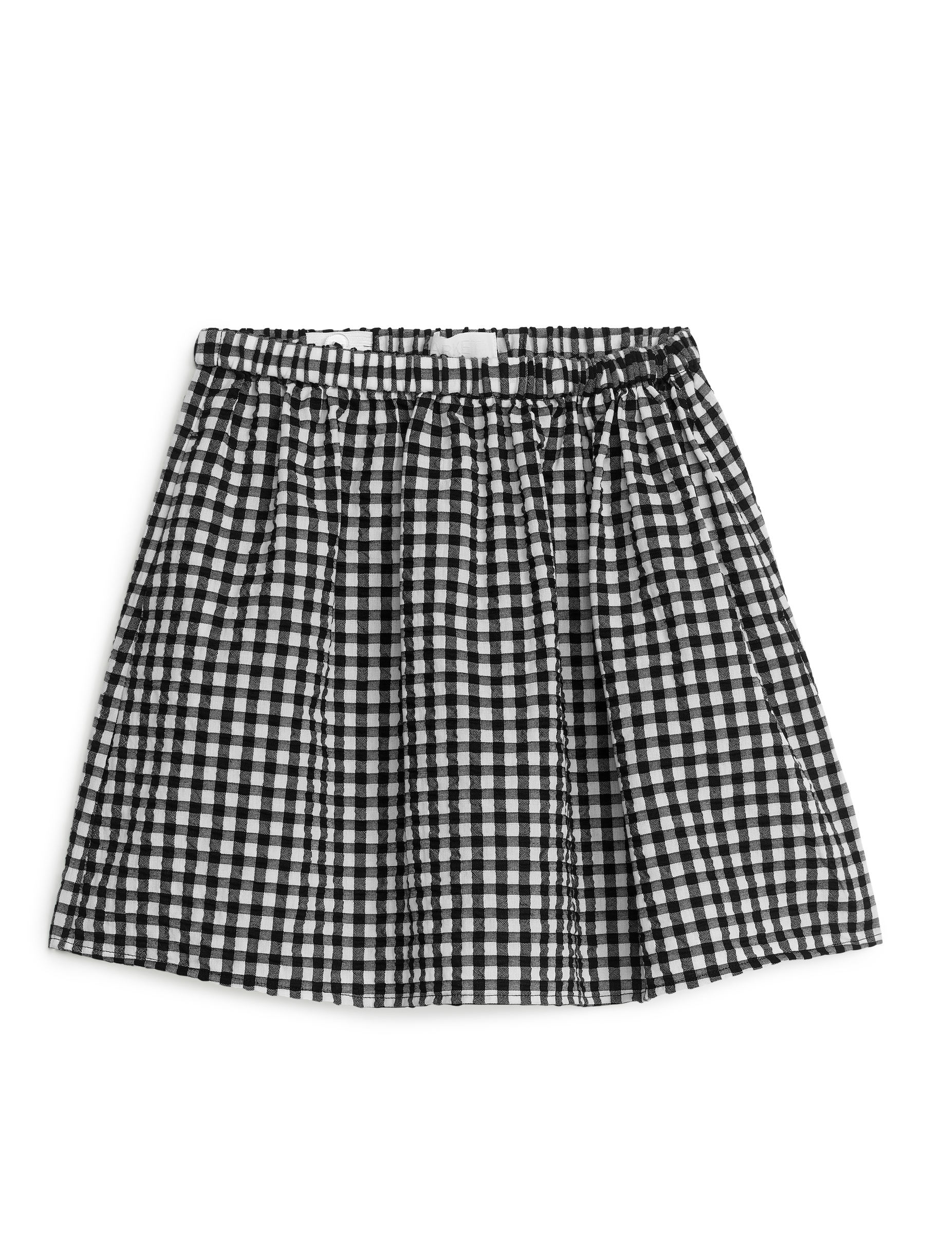 Flared Mini Skirt - White/Black - Regular fit - Children - StillMedia/DescriptiveStillLife - 3