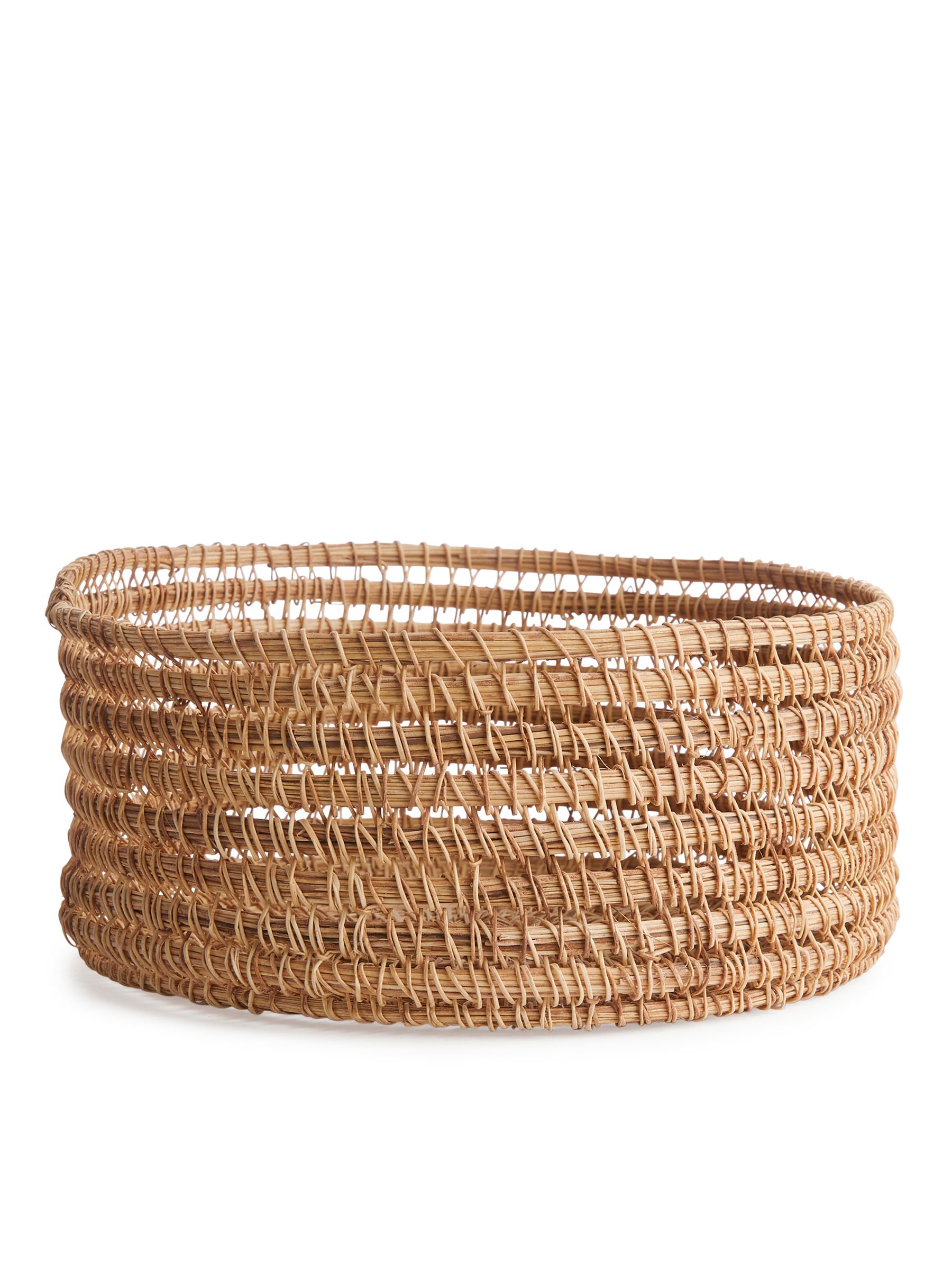 Woven Storage Basket - Natural - Homeware - StillMedia/DescriptiveStillLife - 3