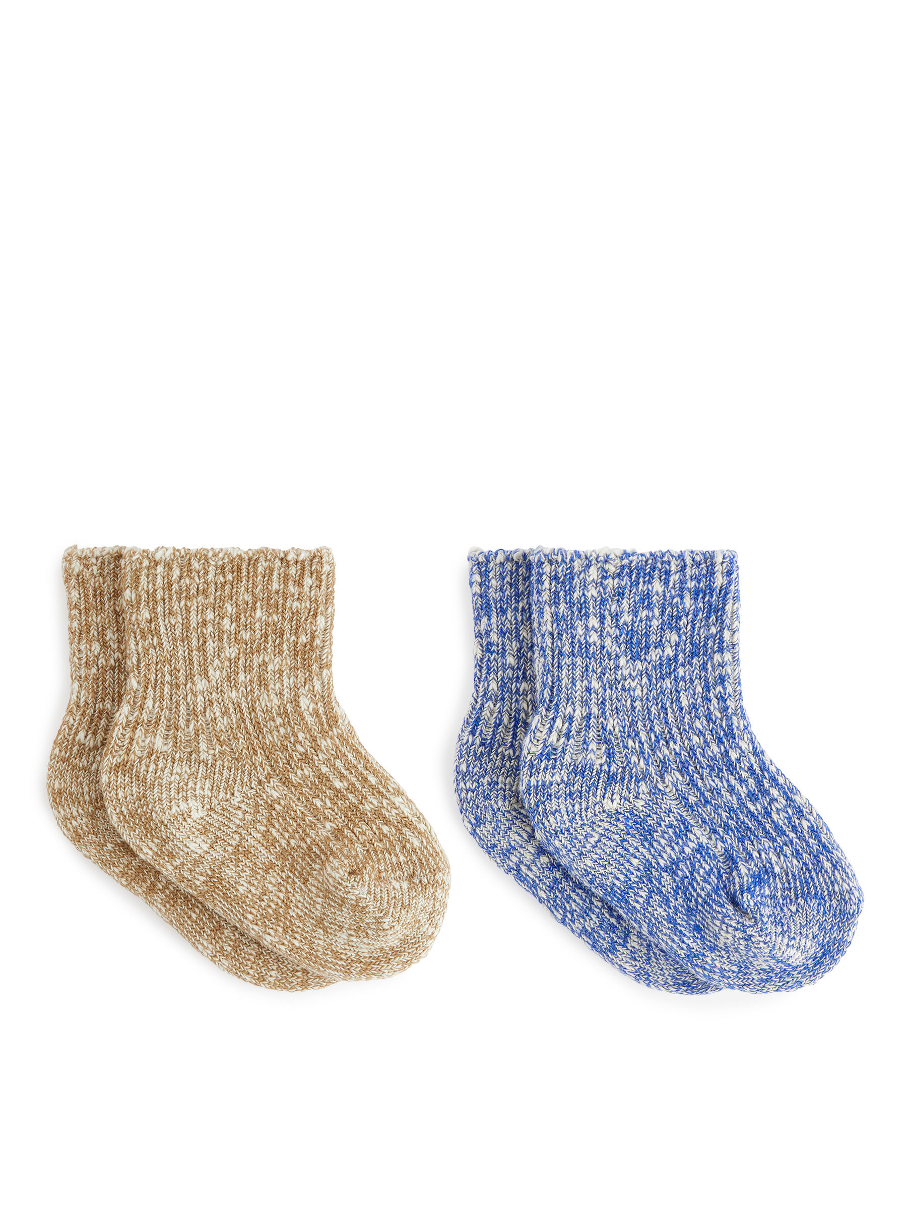 Calcetines de algodón-#4C60A1-6385