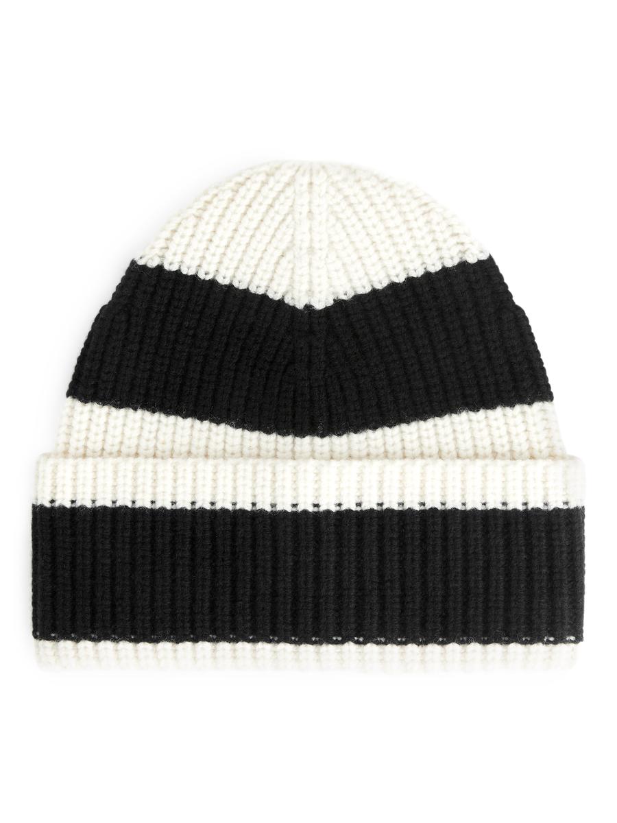 Chunky Wool Beanie-#272628-2167