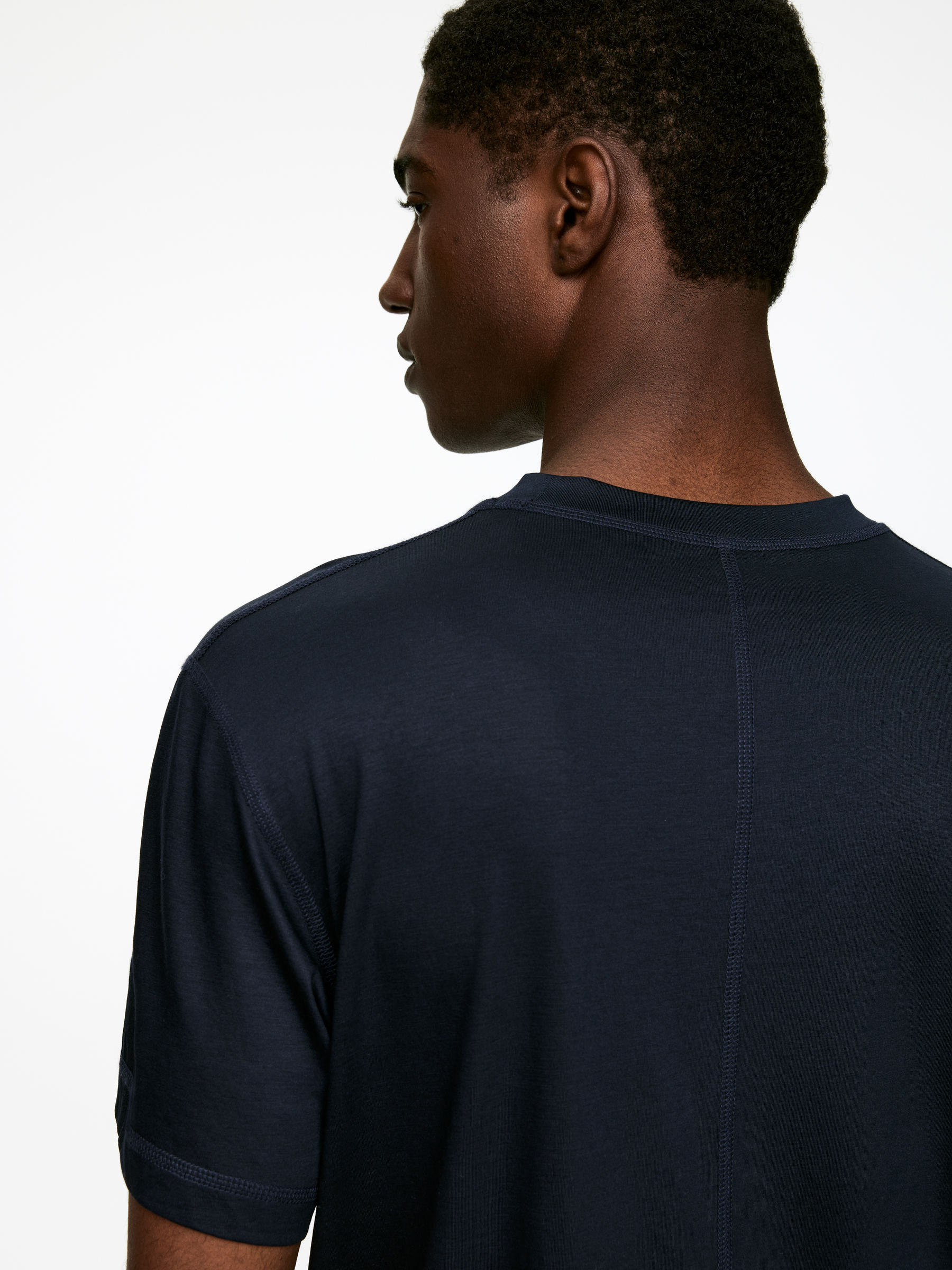 T-Shirt - Dark Blue - Regular fit - Men - 1272581001