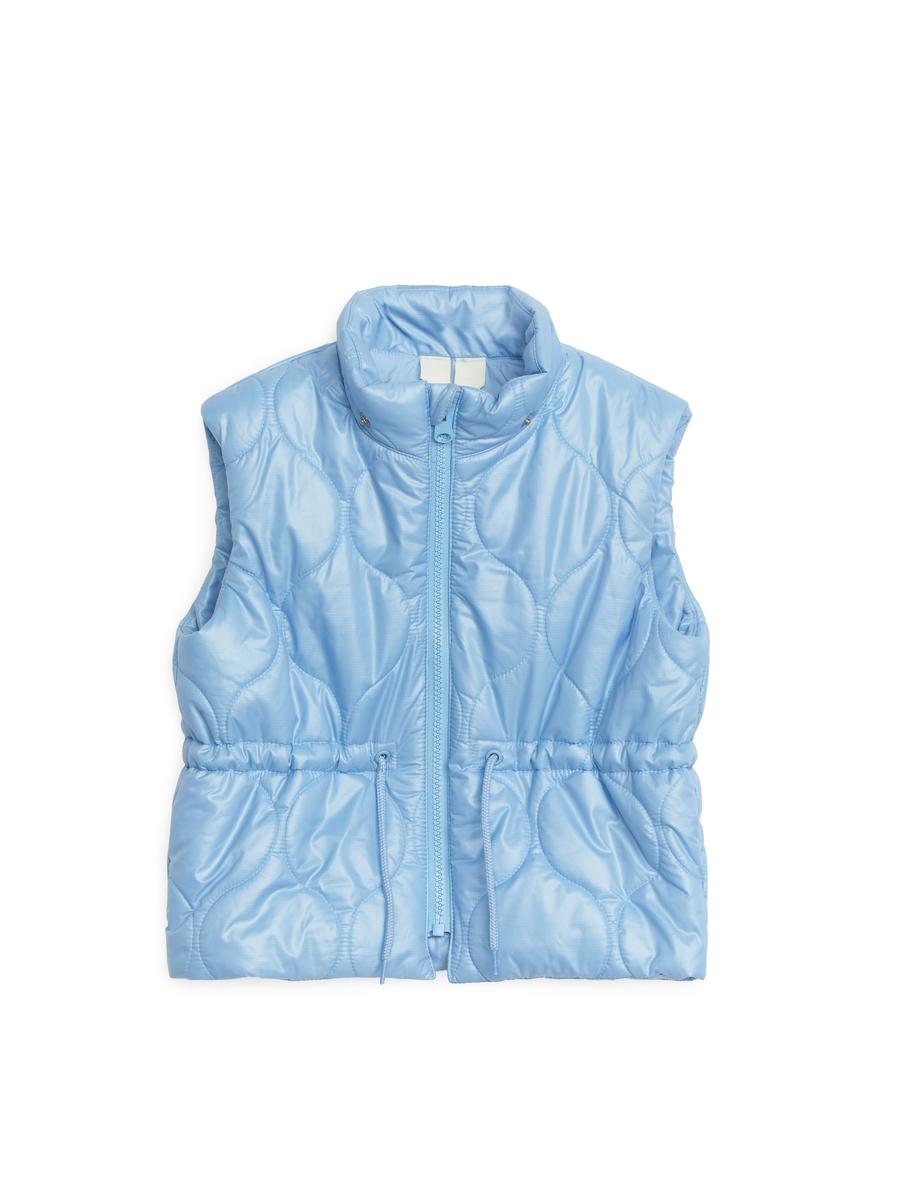 Padded Vest-#9CB4D7-3203