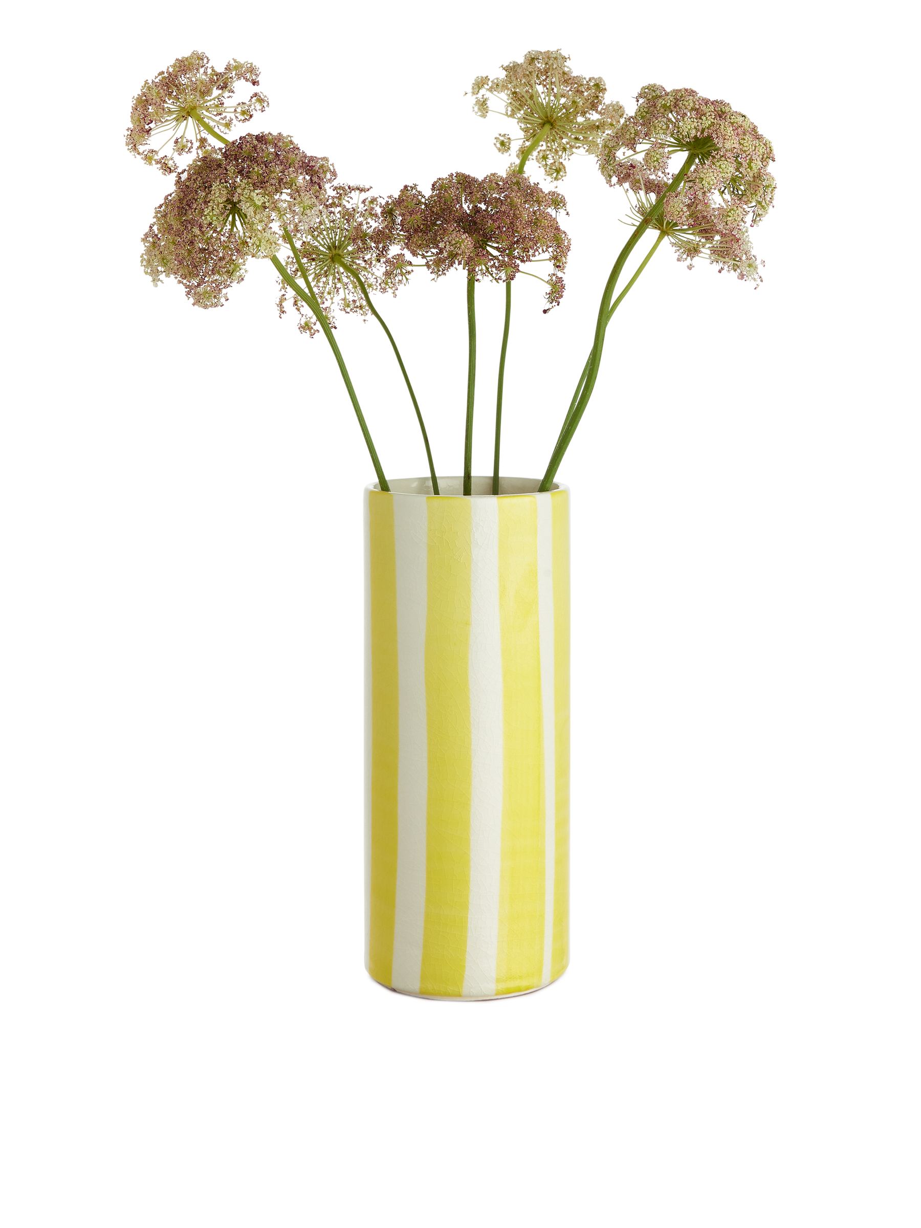 Cylinder Vase 23 cm - White/Yellow - Homeware - StillMedia/DescriptiveStillLife - 3