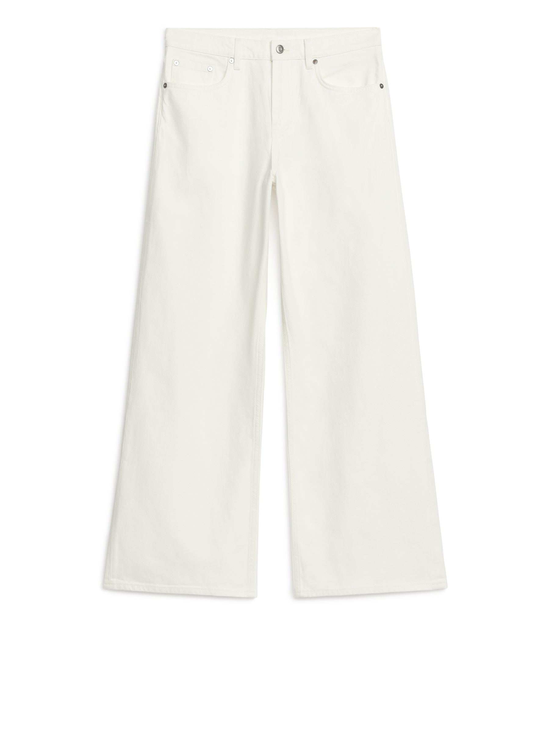 CLOUD Loose Jeans mit weitem Bein - Weiß - Relaxed Fit - Women - StillMedia/DescriptiveStillLife - 1