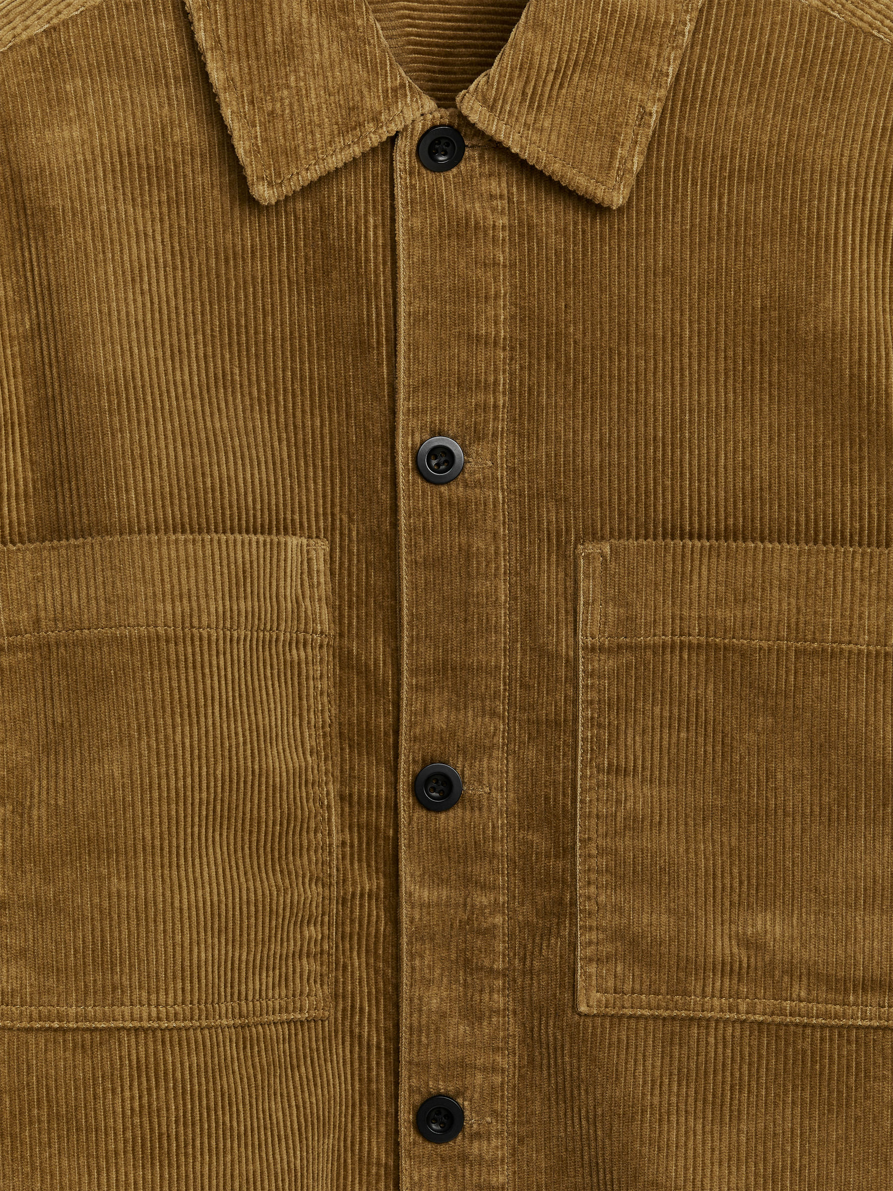 Cord-Hemdjacke - Beige - Regular Fit - Men - 1244163002