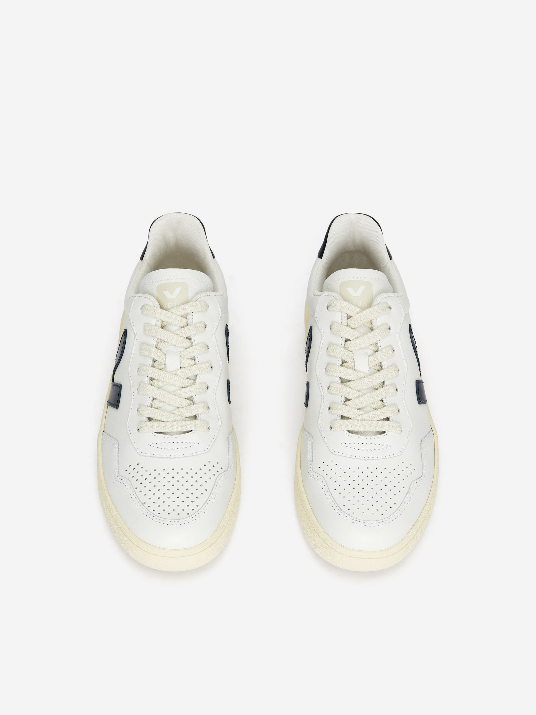 Sneaker V-90 von Veja - Weiß/Dunkelblau - Herren - StillMedia/DescriptiveStillLife - 6