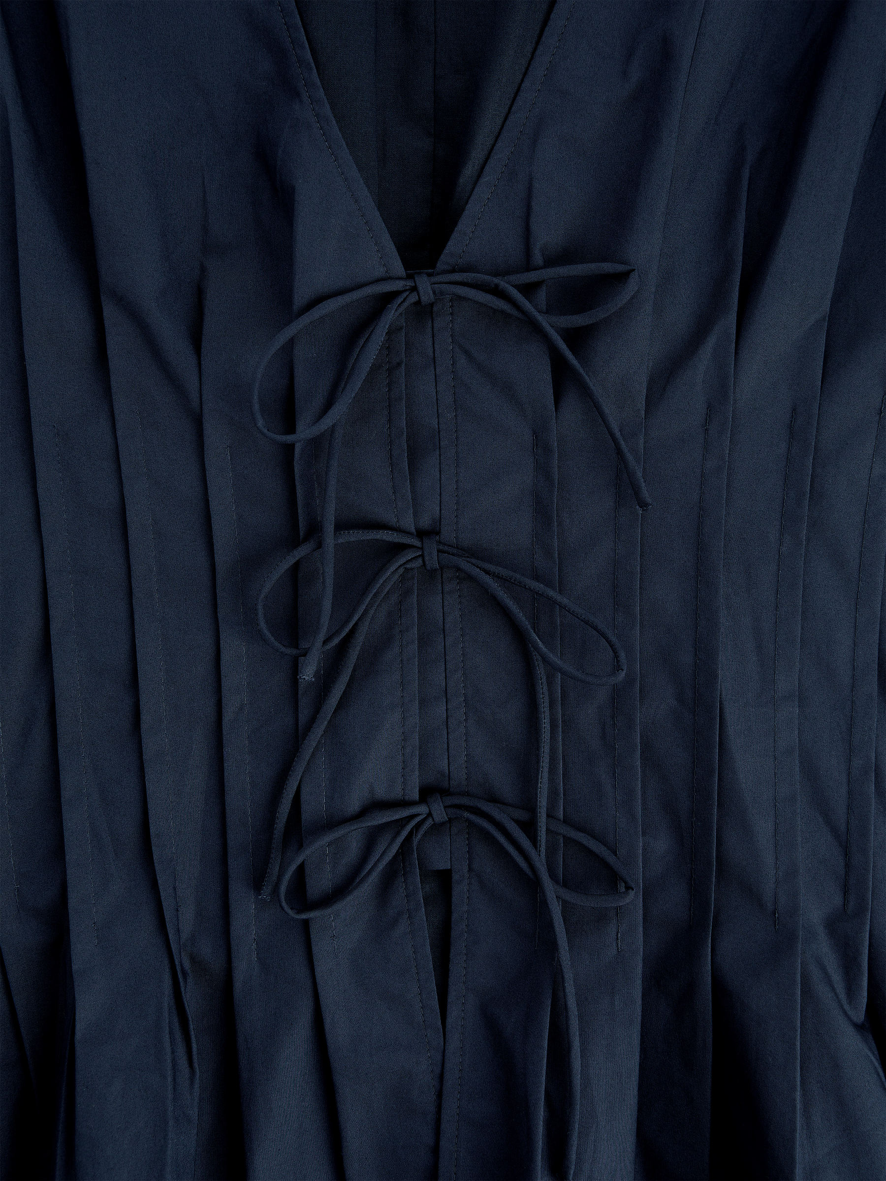 Top con laccetti sul davanti - Blu scuro - Slim fit - Women - StillMedia/DescriptiveDetail - 2