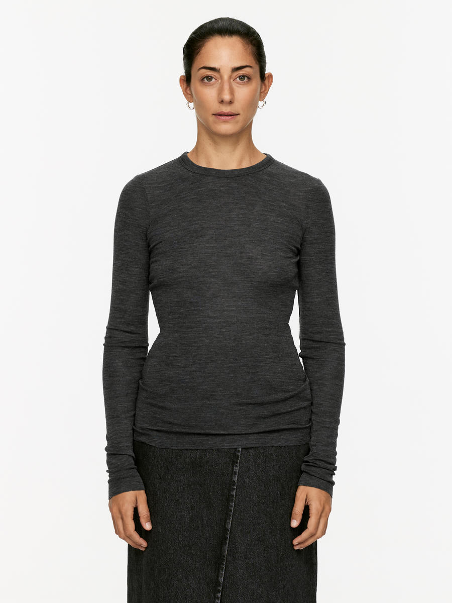 Long-Sleeved Merino Top-#3A3A3D-12714