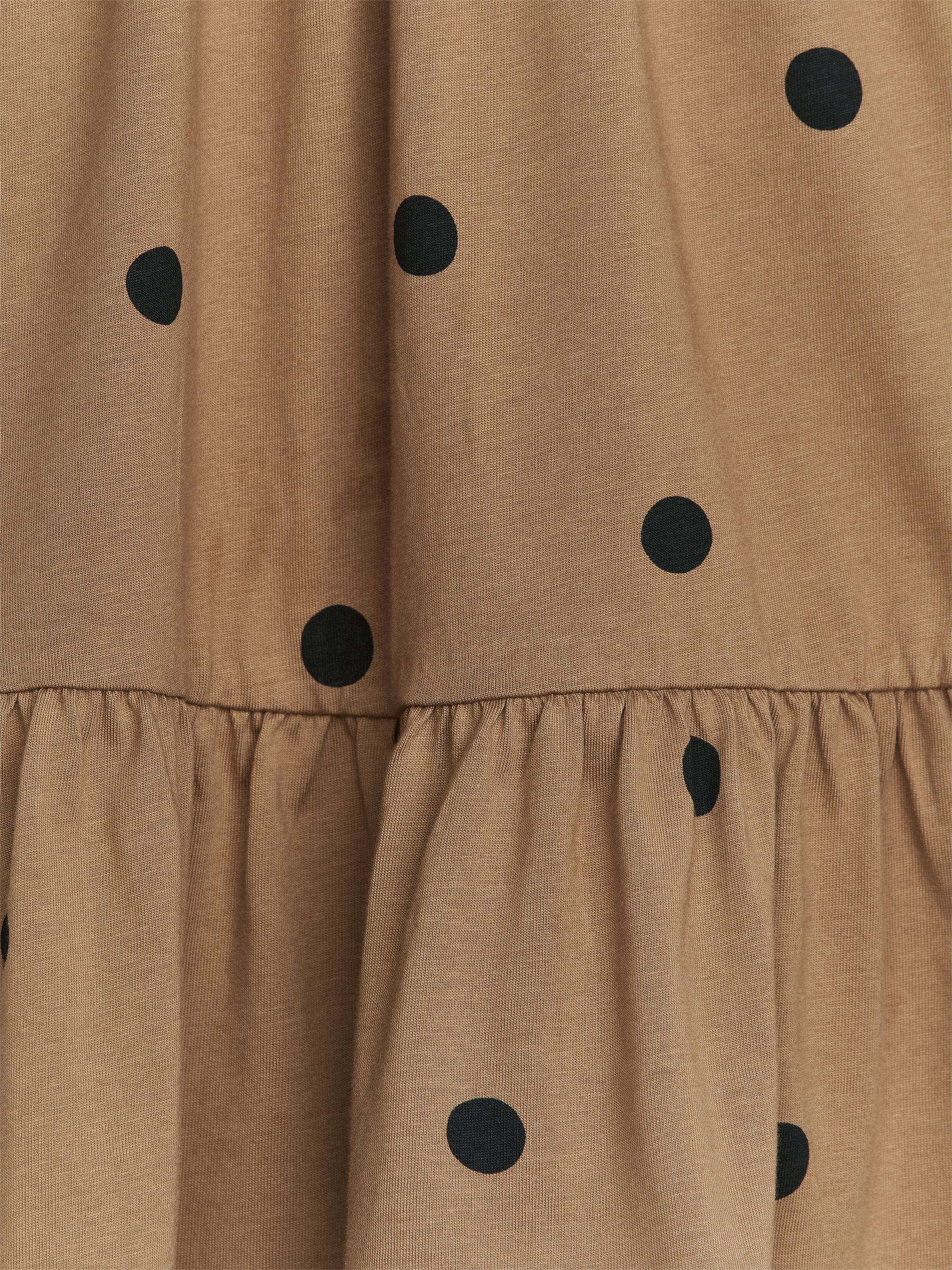 Falda de punto con volantes - Dark Beige/Black - Corte holgado - Children - StillMedia/DescriptiveDetail - 1