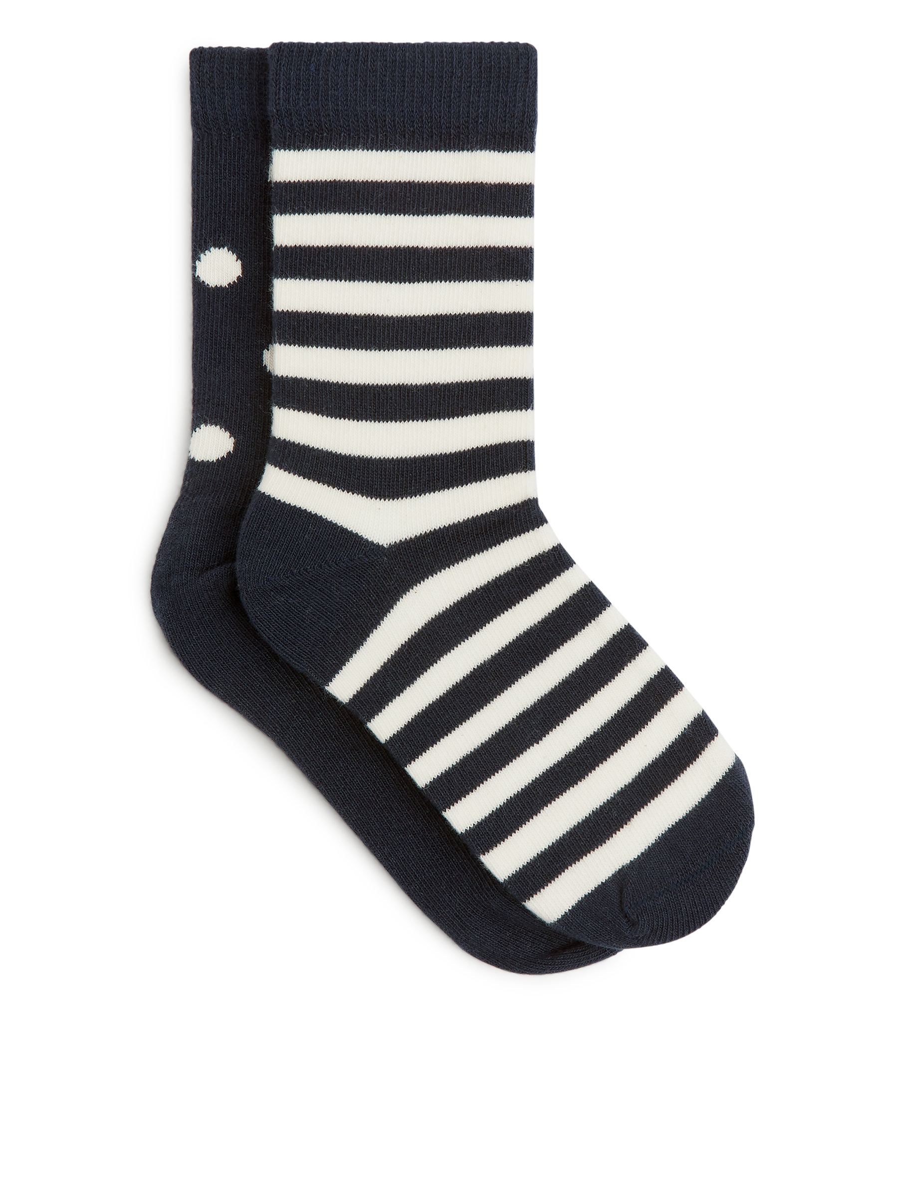 Baumwollsocken - Dunkelblau/Off-White - Kinder - StillMedia/DescriptiveStillLife - 1