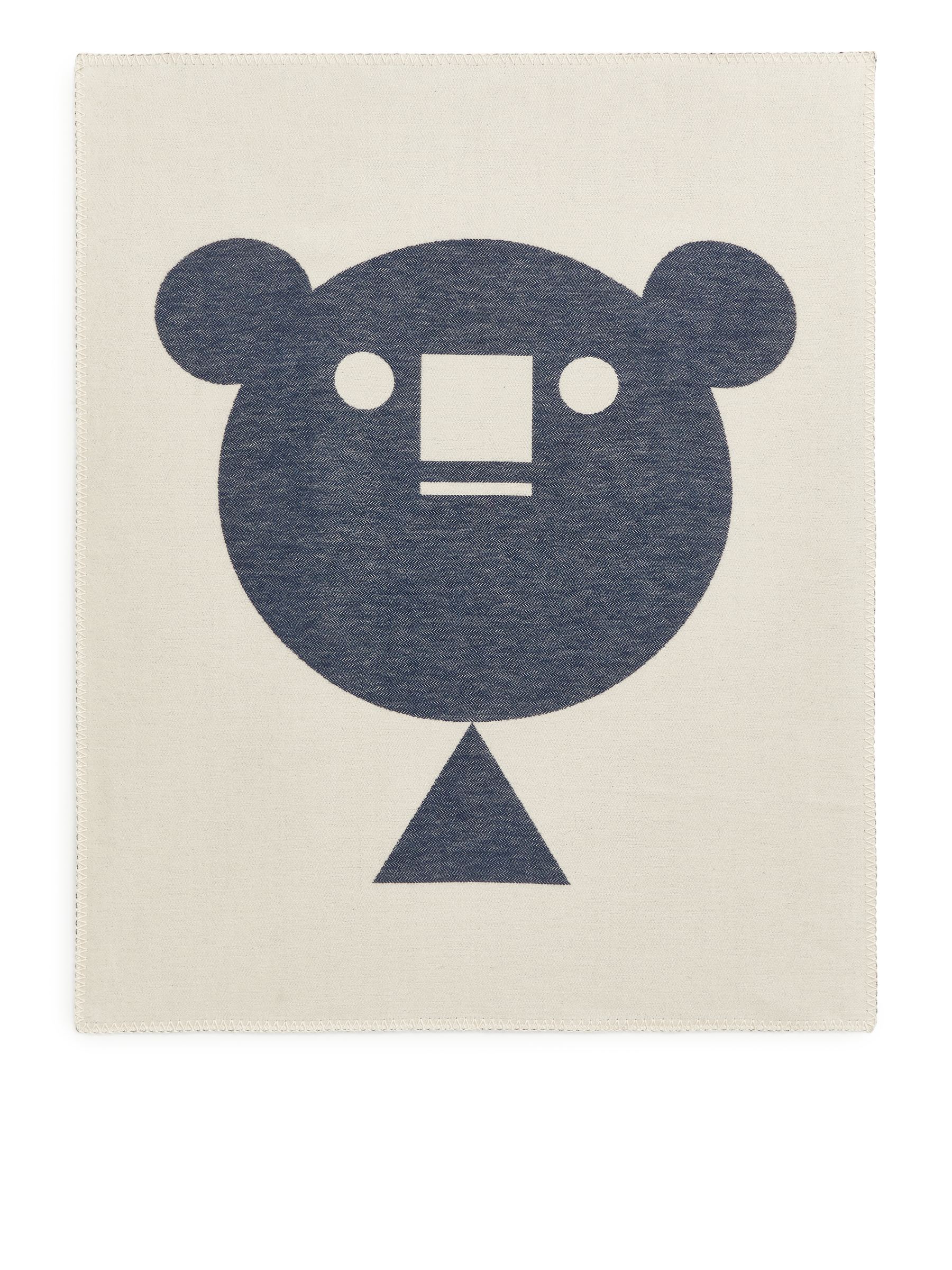 Manta de algodón Klippan - Azul/blanco - Children - StillMedia/DescriptiveStillLife - 1