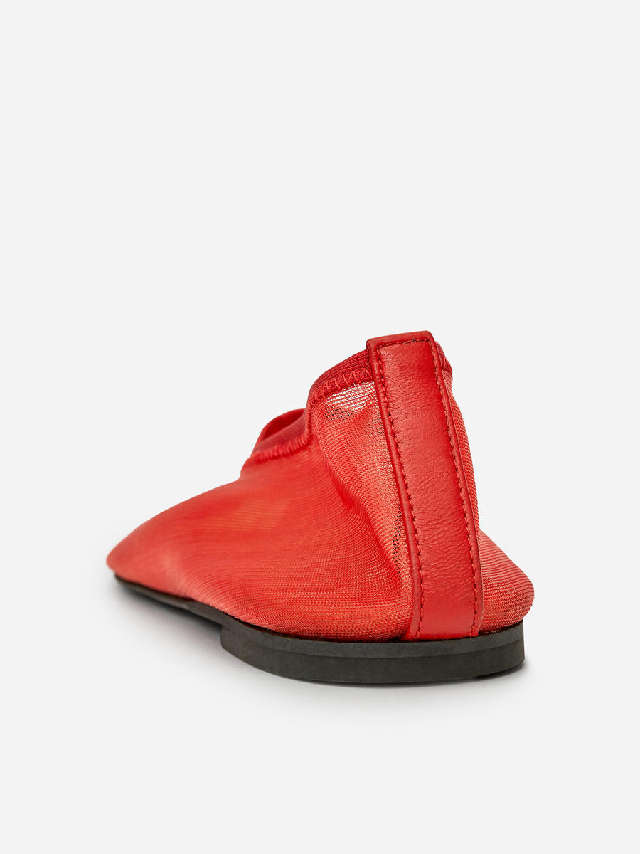 Mesh-Ballerinas - Rot - Women - 1176673005