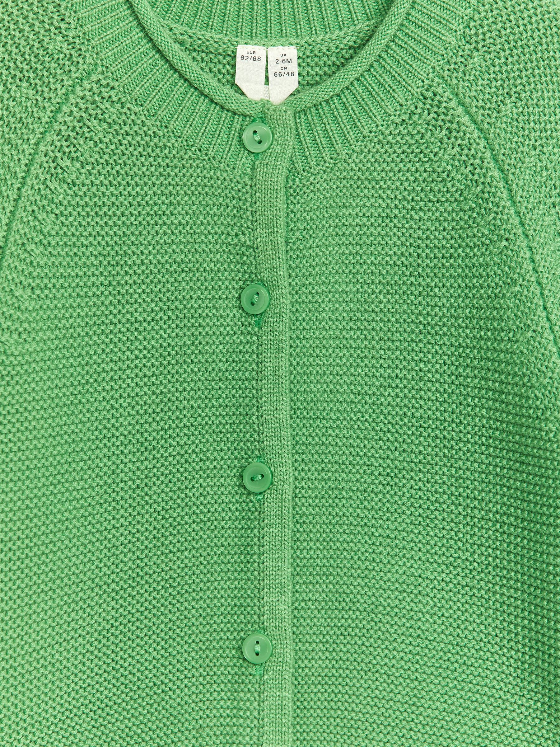 Cárdigan de algodón de punto - Verde - Corte estándar - Children - StillMedia/DescriptiveDetail - 1