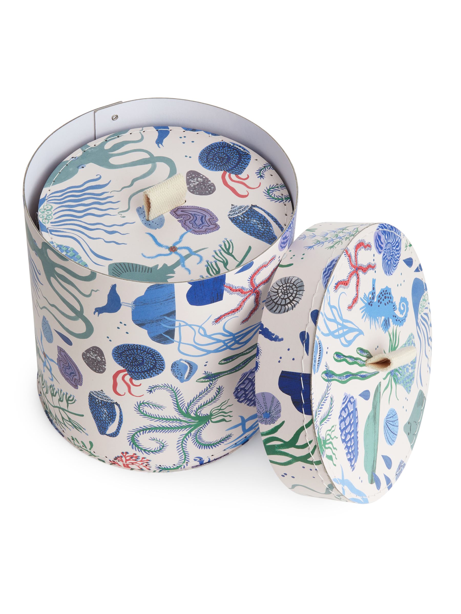 Stackable Storage Boxes - White/Blue - Homeware - StillMedia/DescriptiveDetail - 1