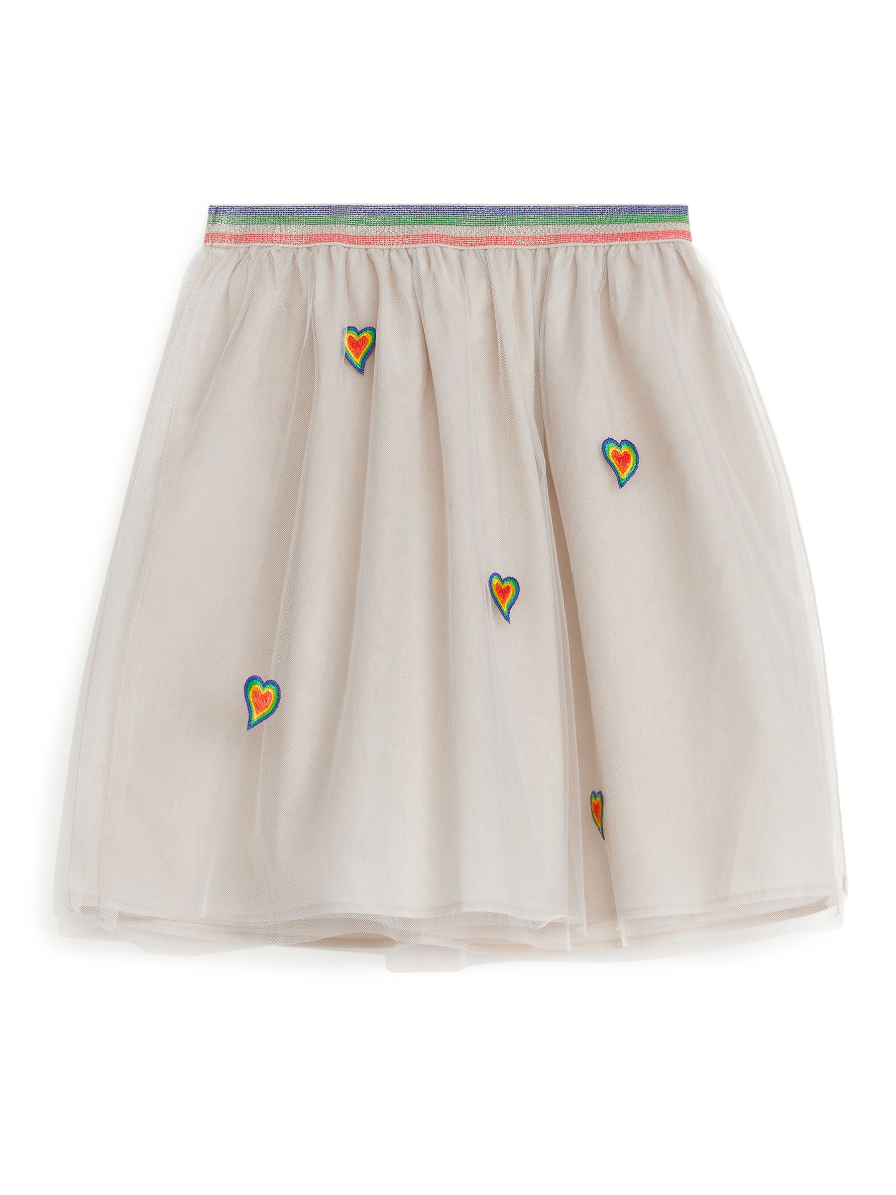 Falda de tul bordada - Beige/multicolor - Corte estándar - Children - StillMedia/DescriptiveStillLife - 1