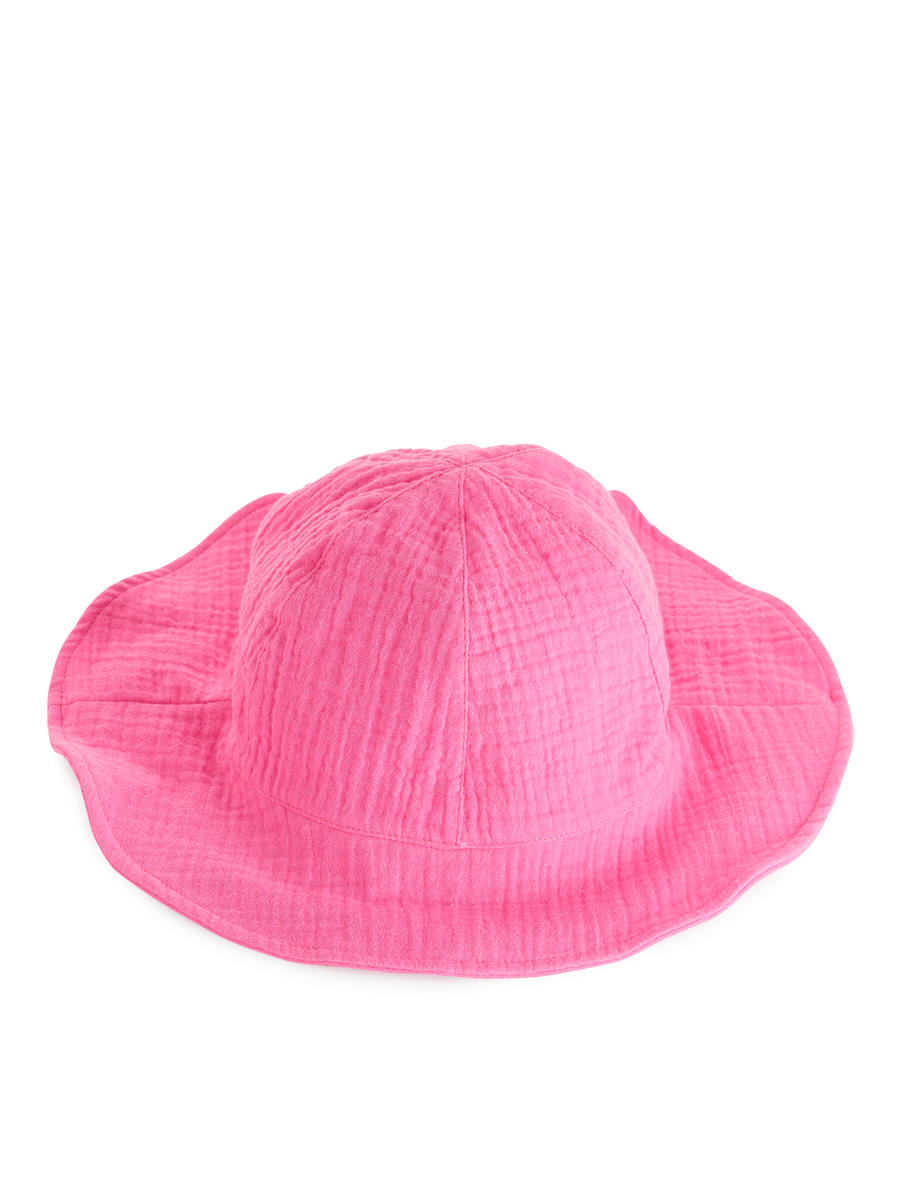 Sonnenhut aus Nesselstoff - Rosa - Children - 1168513002