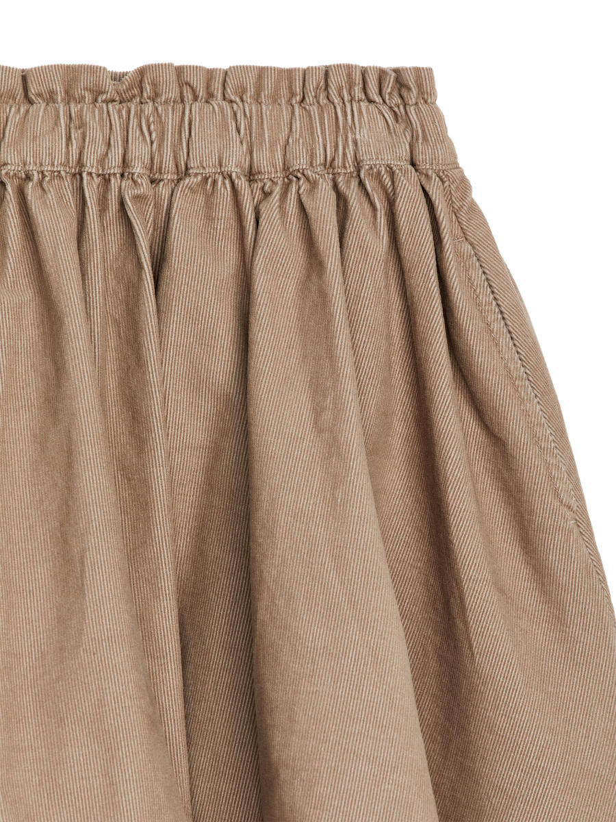 Corduroy Skirt-#97897C-13055