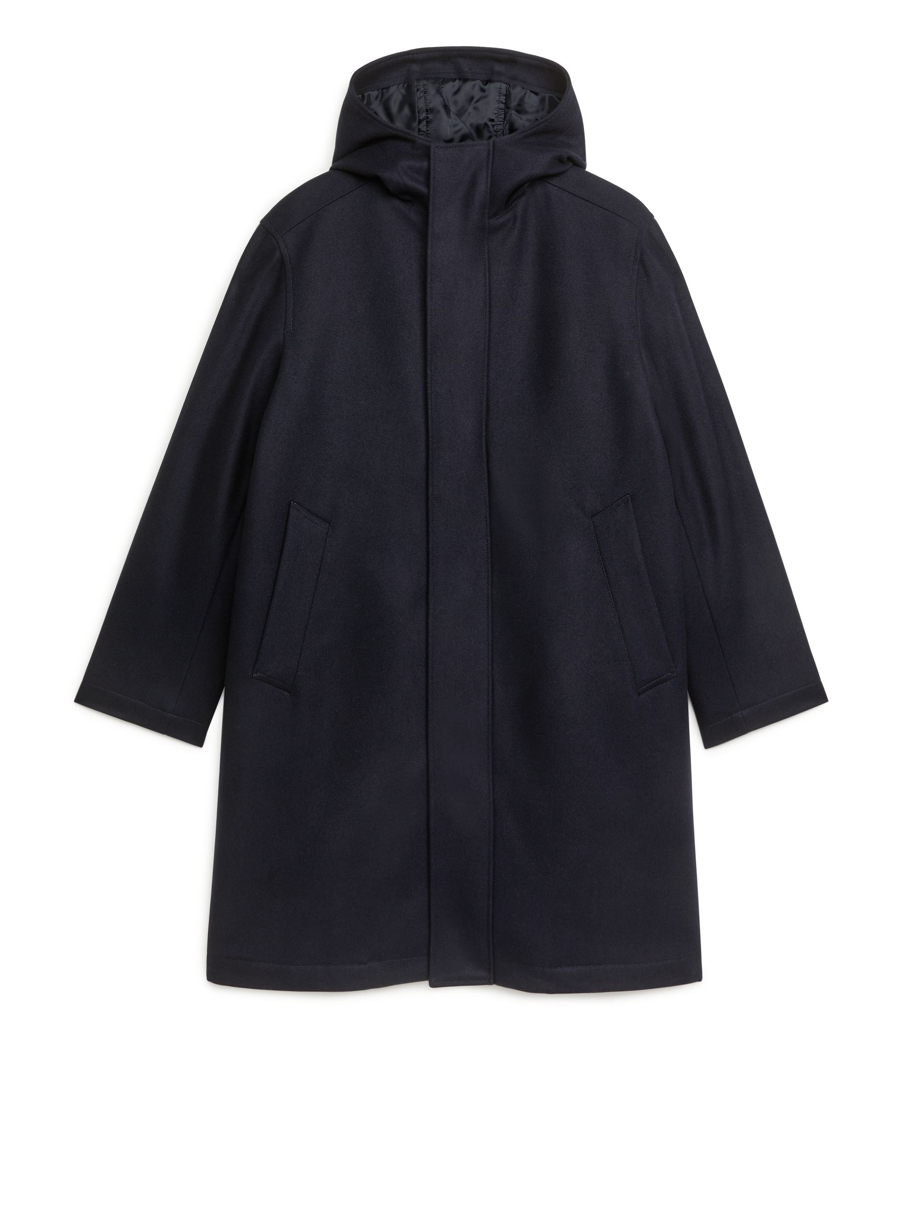 Wool Parka - Dark Blue - Relaxed fit - Men - StillMedia/DescriptiveStillLife - 3