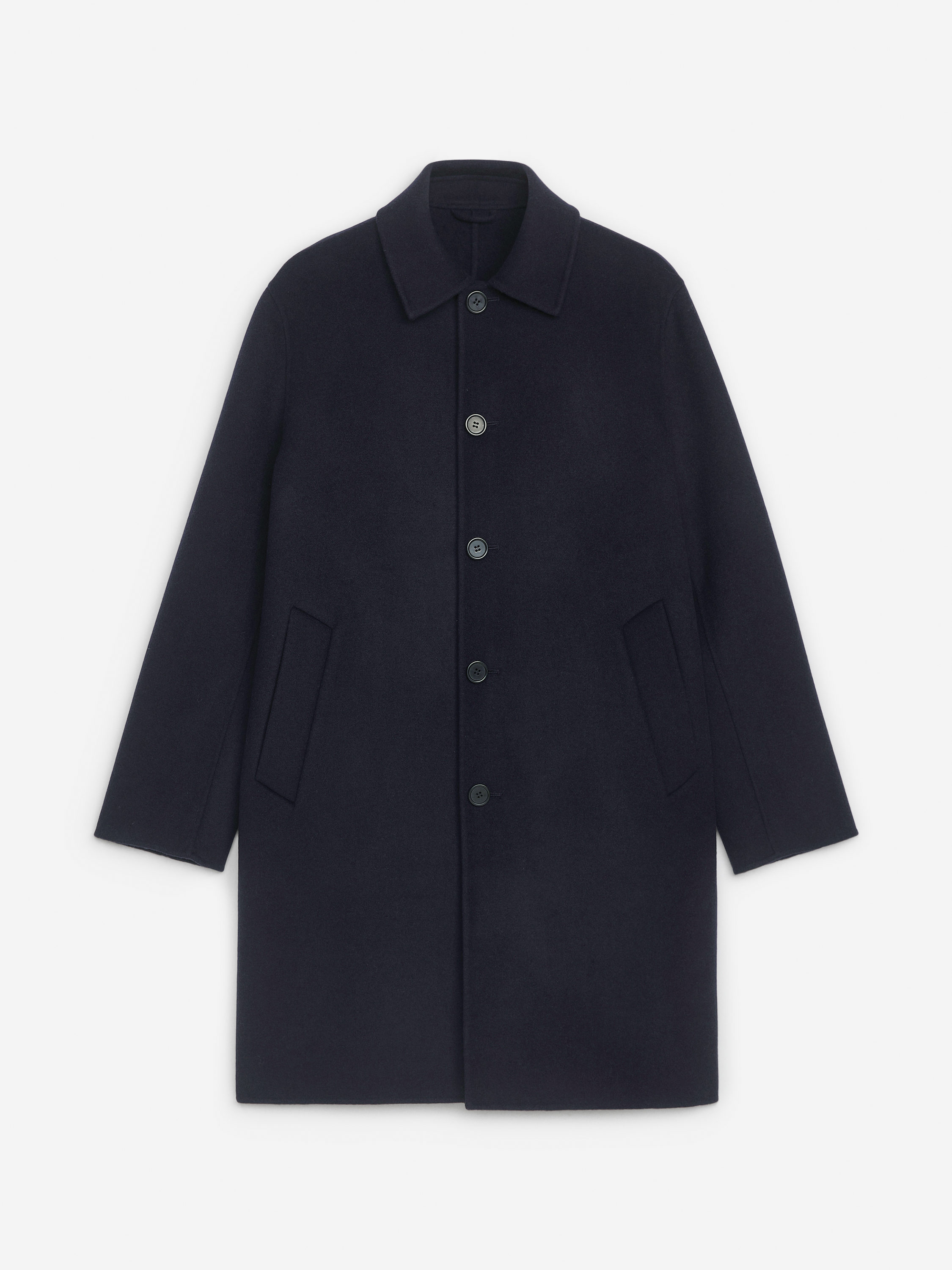 Sky Captain Boiled Wool Midi Jacket | GANNI