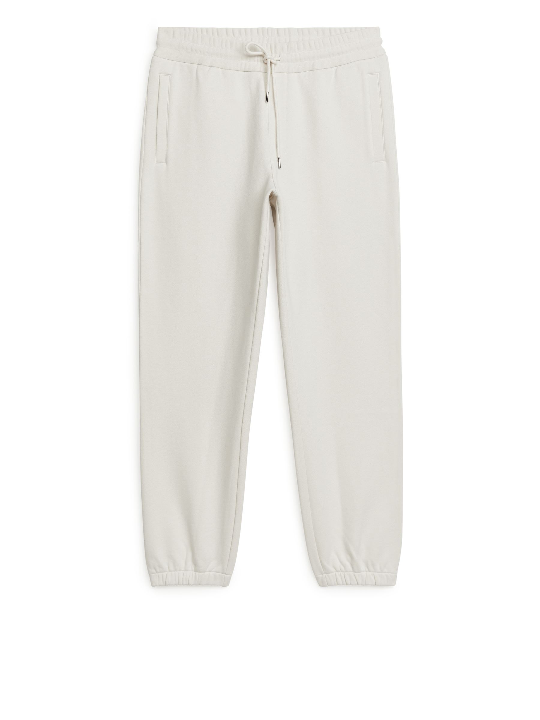 Pantalones deportivos de algodón - Blanco roto - Corte holgado - Men - StillMedia/DescriptiveStillLife - 1