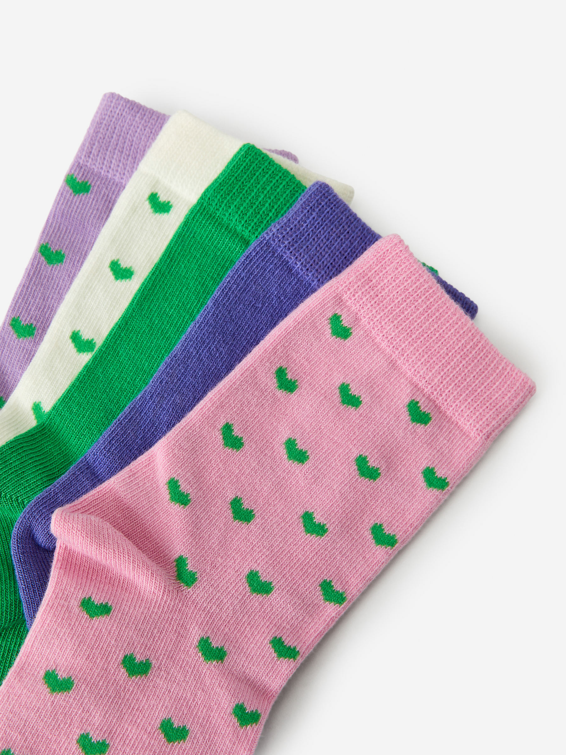 Cotton Socks Set of 5-#DDA4C6-14547