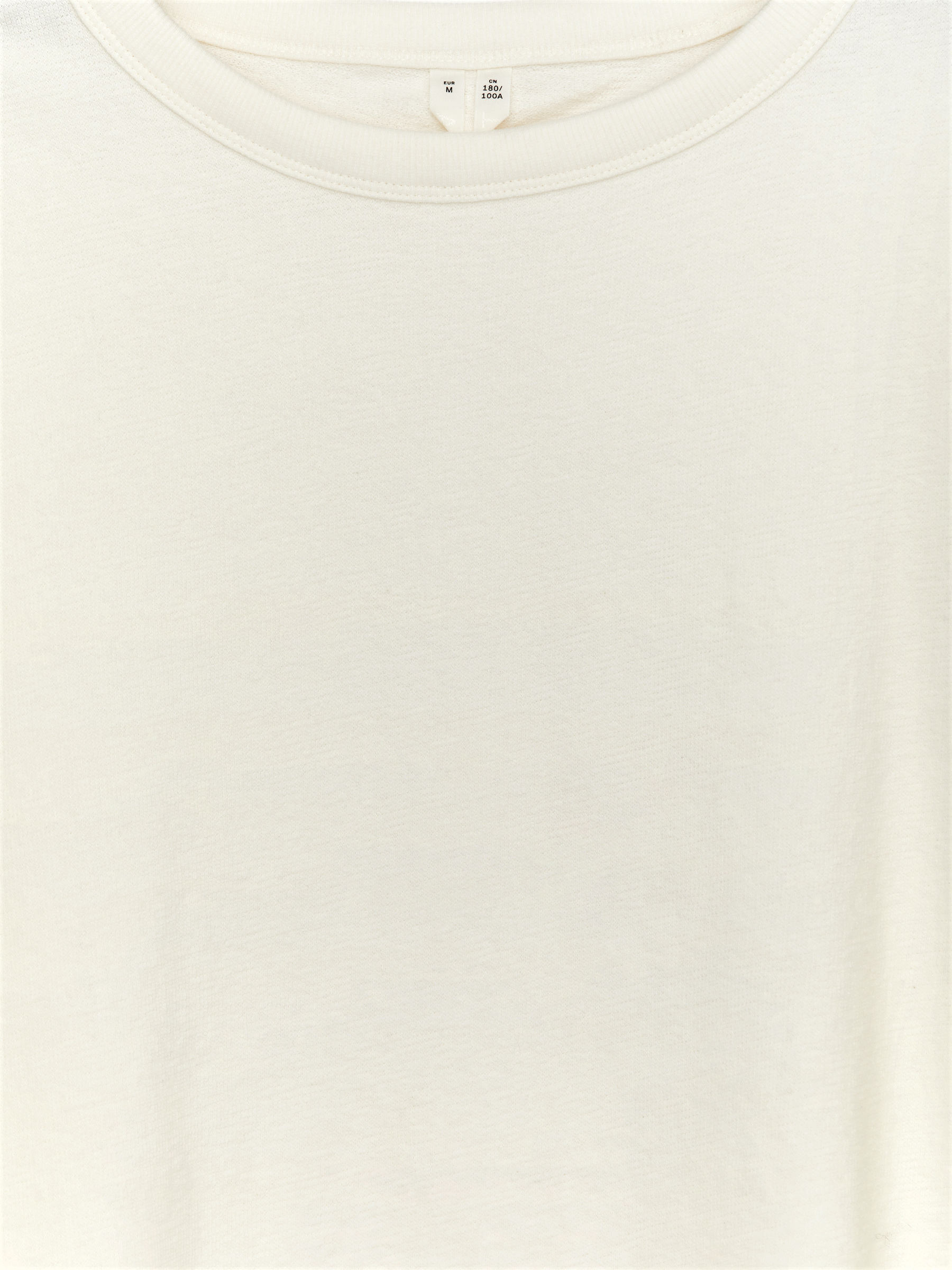 Relaxed Bouclé T-Shirt - Off White - Loose fit - Men - StillMedia/DescriptiveDetail - 1