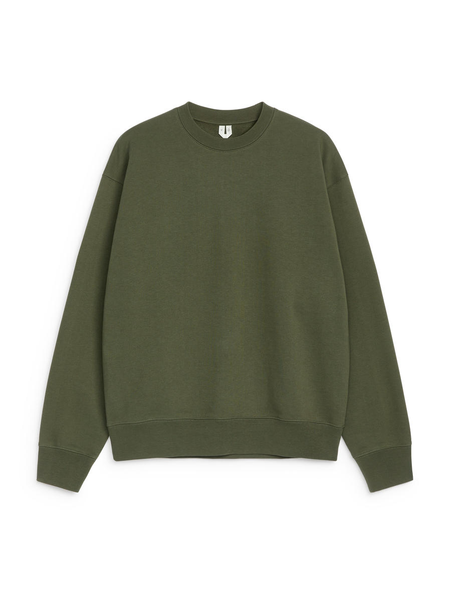 Legeres Sweatshirt-#5C6054-12409