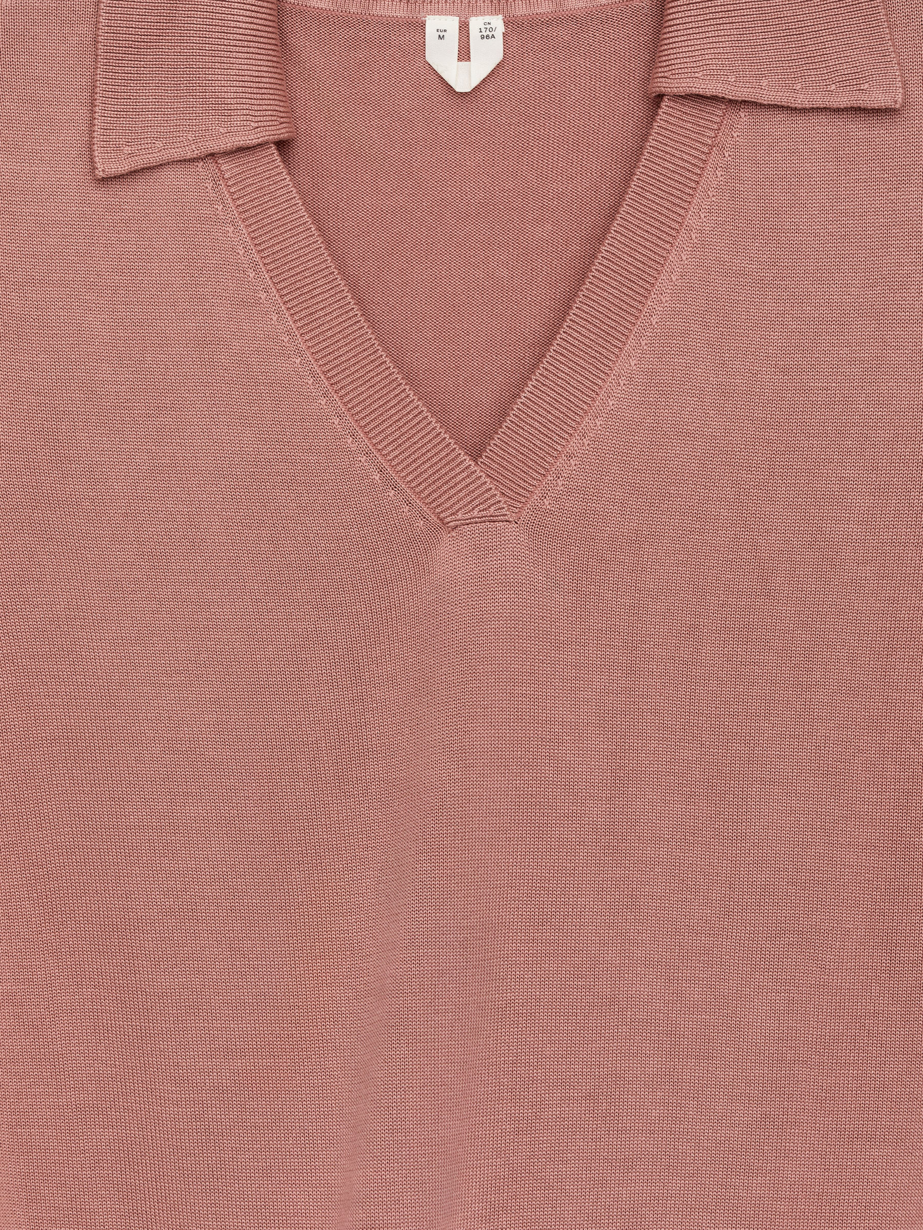 Strickpullunder mit V-Ausschnitt - Altrosa - Regular Fit - Damen - StillMedia/DescriptiveDetail - 1