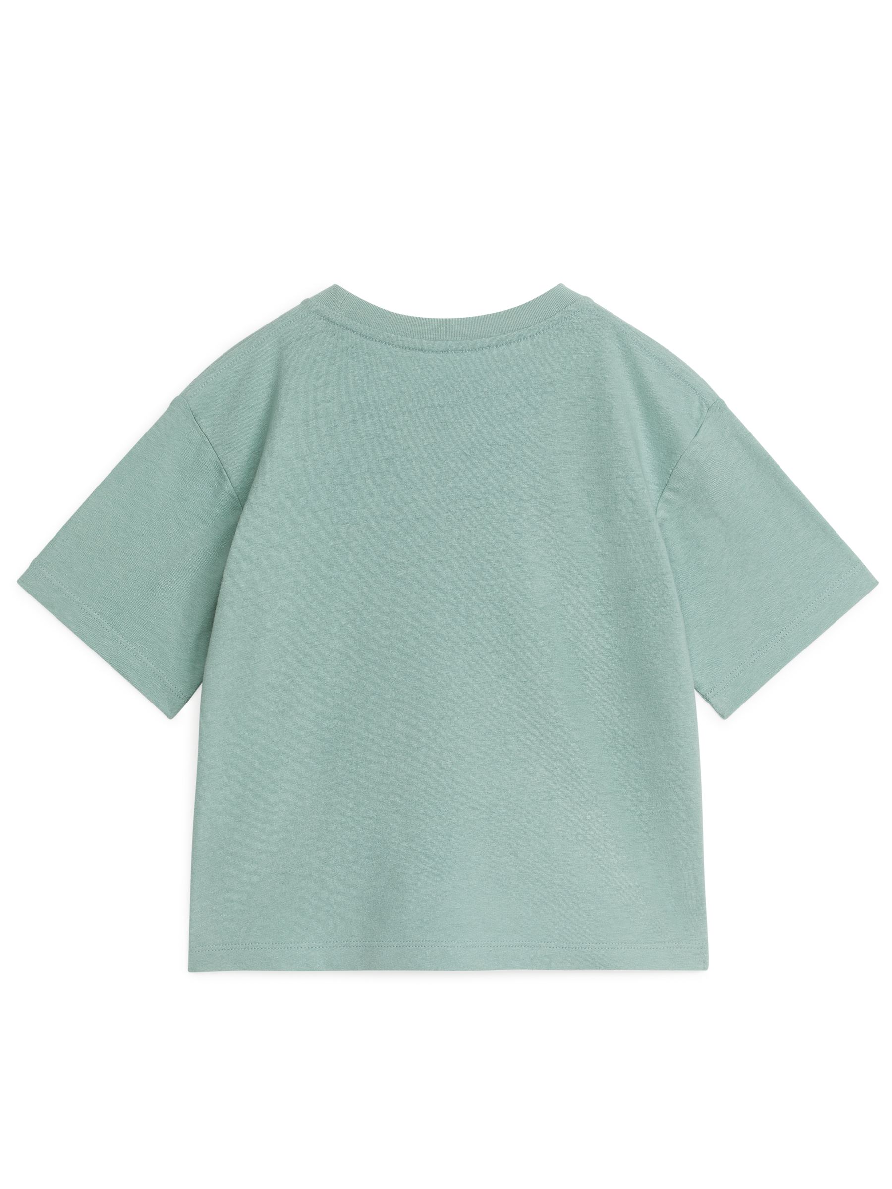 Camiseta loose fit en mezcla de lino - Menta empolvado - Corte holgado - Children - StillMedia/DescriptiveStillLife - 2