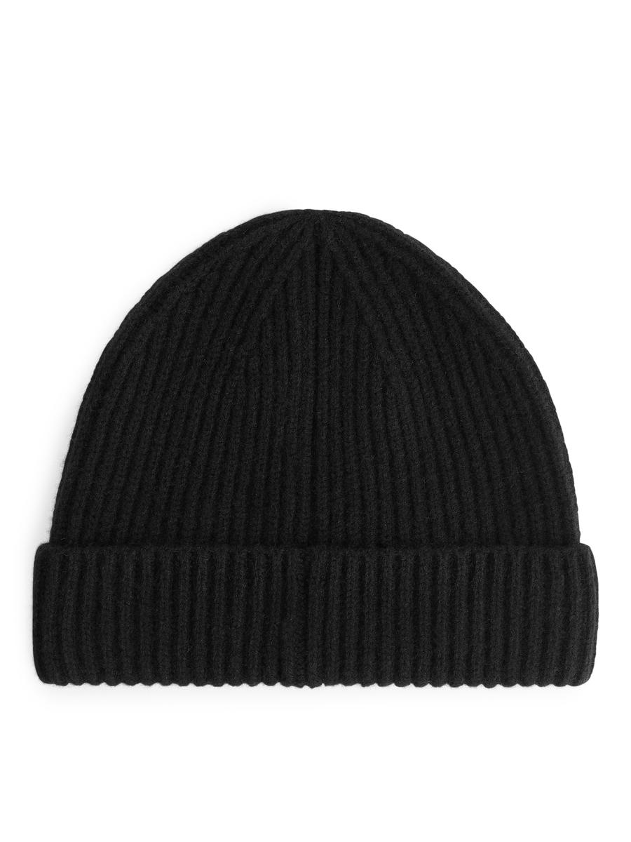 Beanie aus Kaschmir und Wolle-#272628-9247