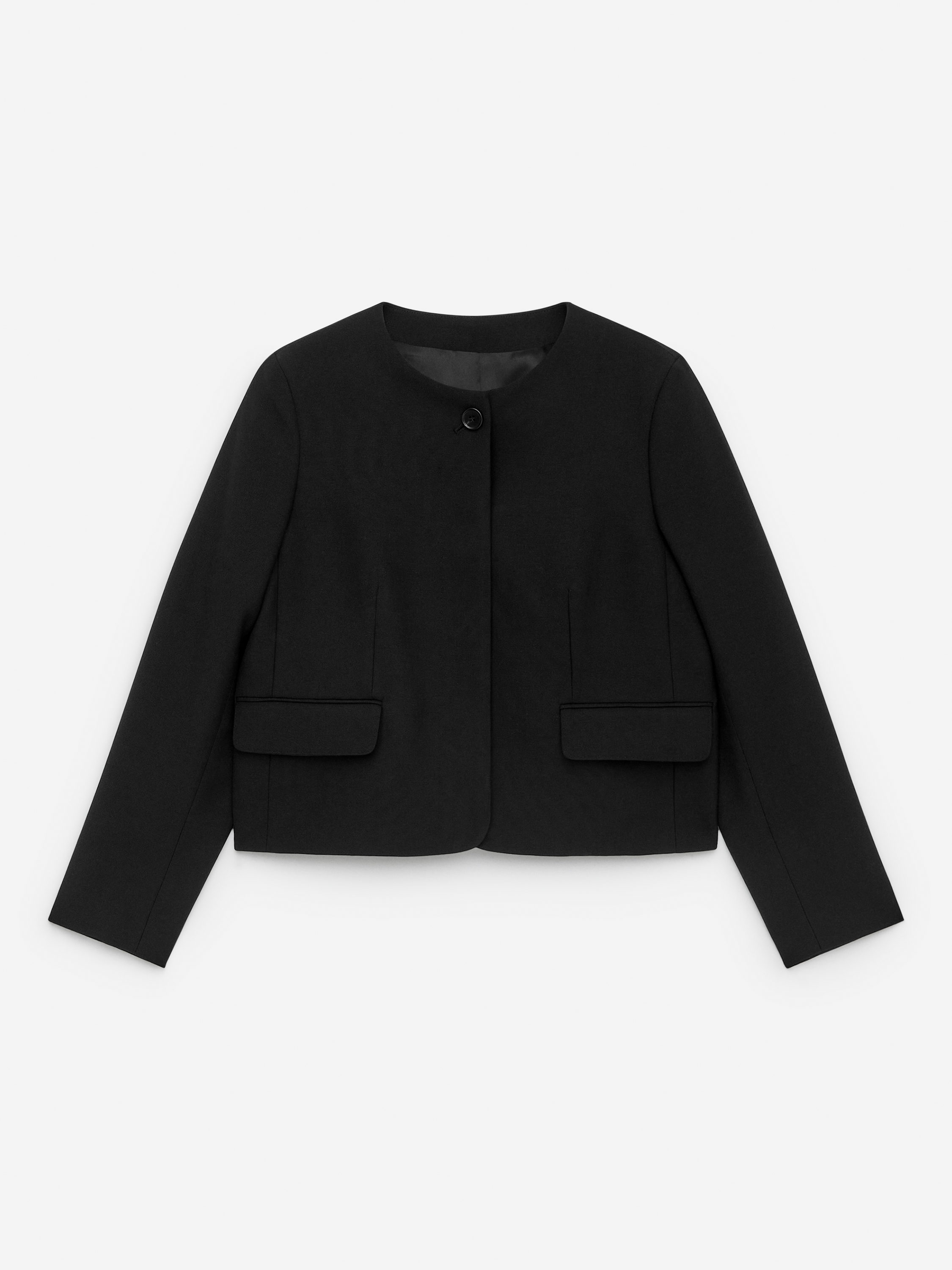 ジャケット・アウター The CLASIK DORMEUIL MINIMAL COLLARLESS 30b99da4628f20f66d4bc17e4da752