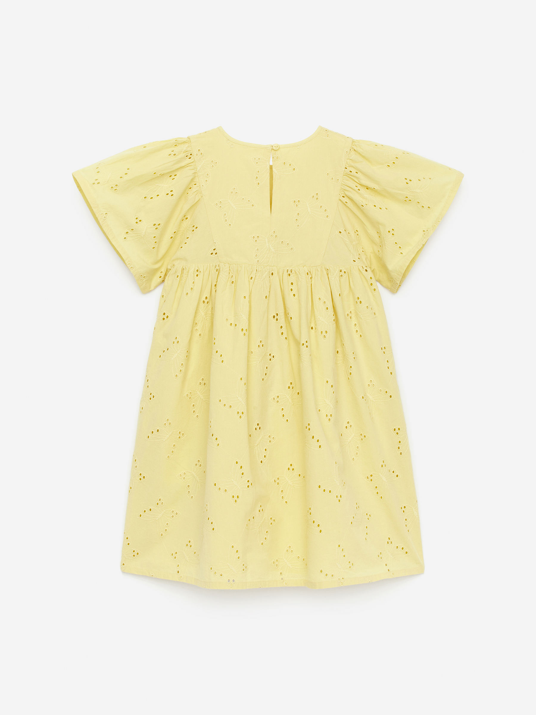 Broderie Anglaise Dress - Yellow - Regular fit - Children - StillMedia/DescriptiveStillLife - 2