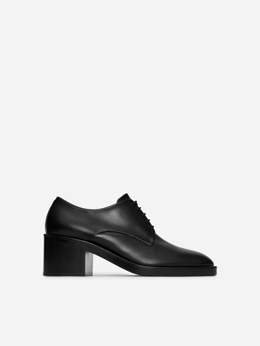 Heeled Derby Shoes-#272628-12507