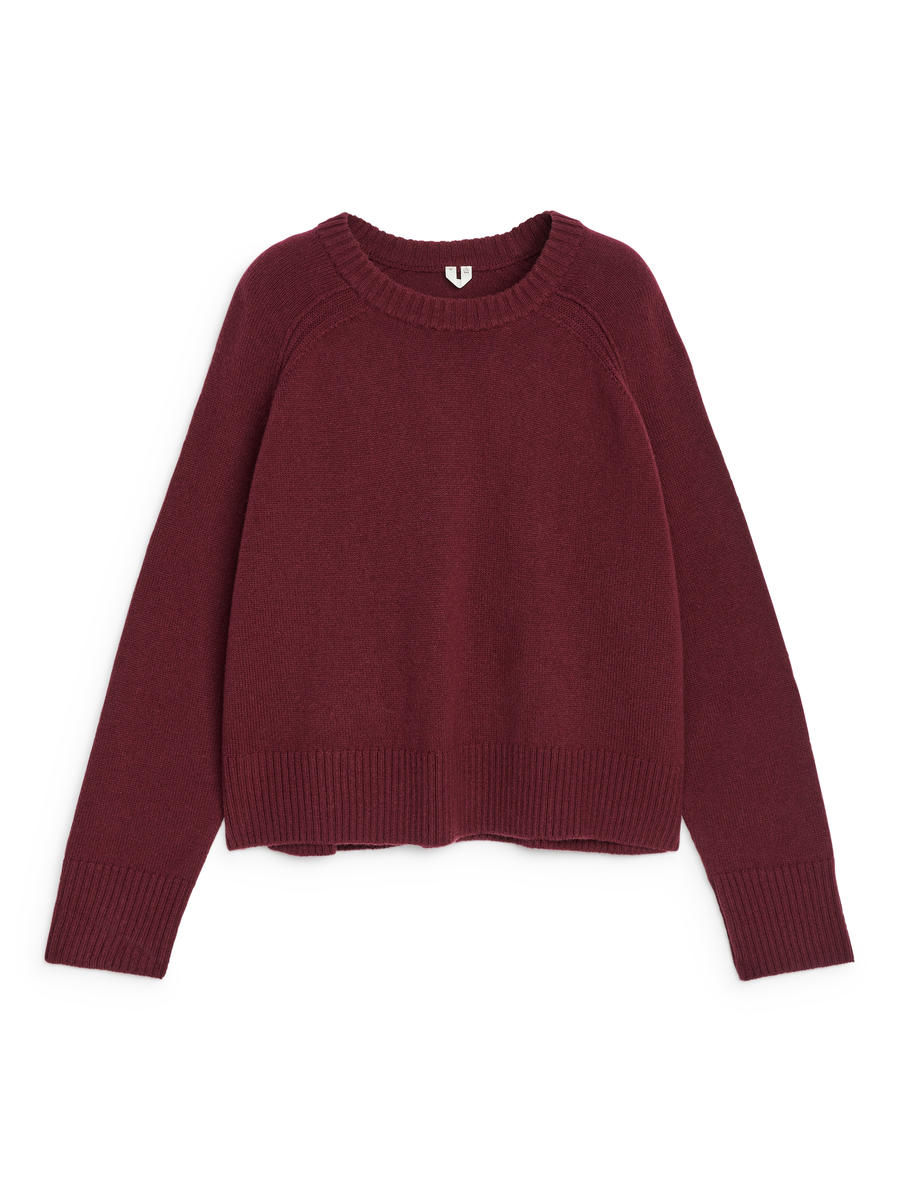 Wool Jumper-Red-12365