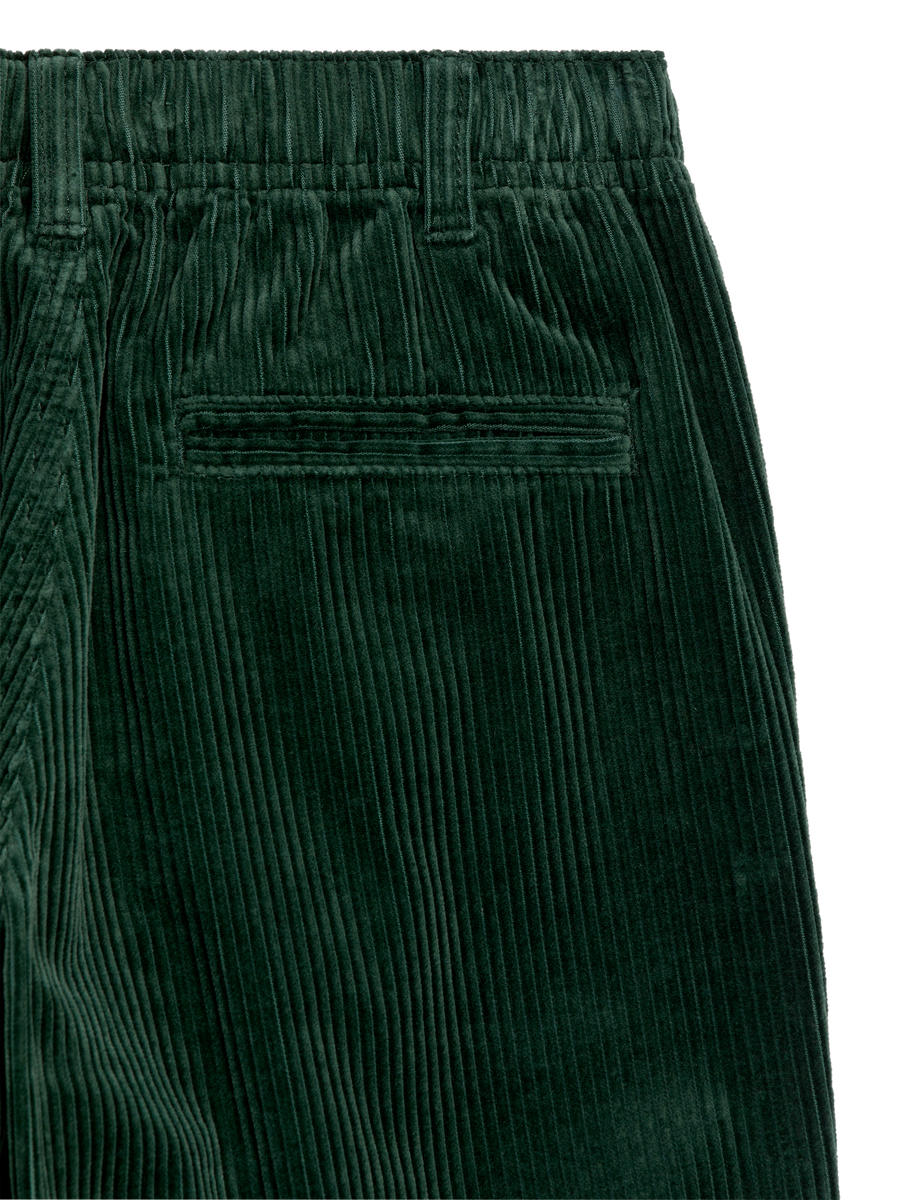 Corduroy Trousers-#384440-11538