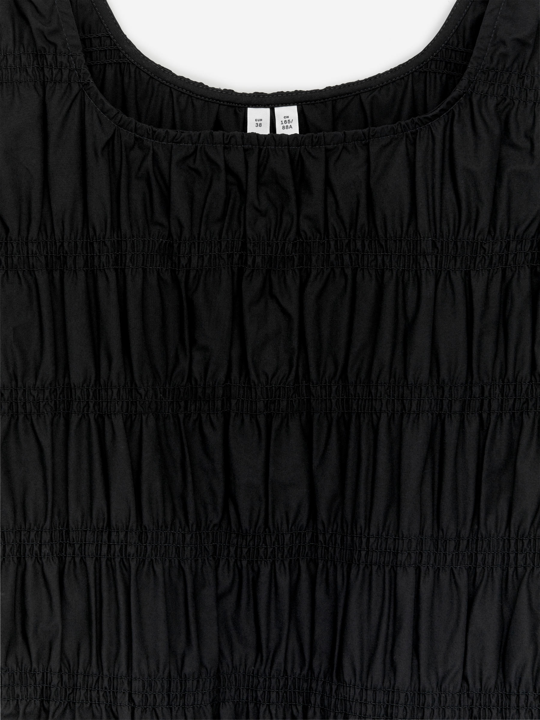Robe à smocks - Noir - Slim fit - Femme - StillMedia/DescriptiveDetail - 1