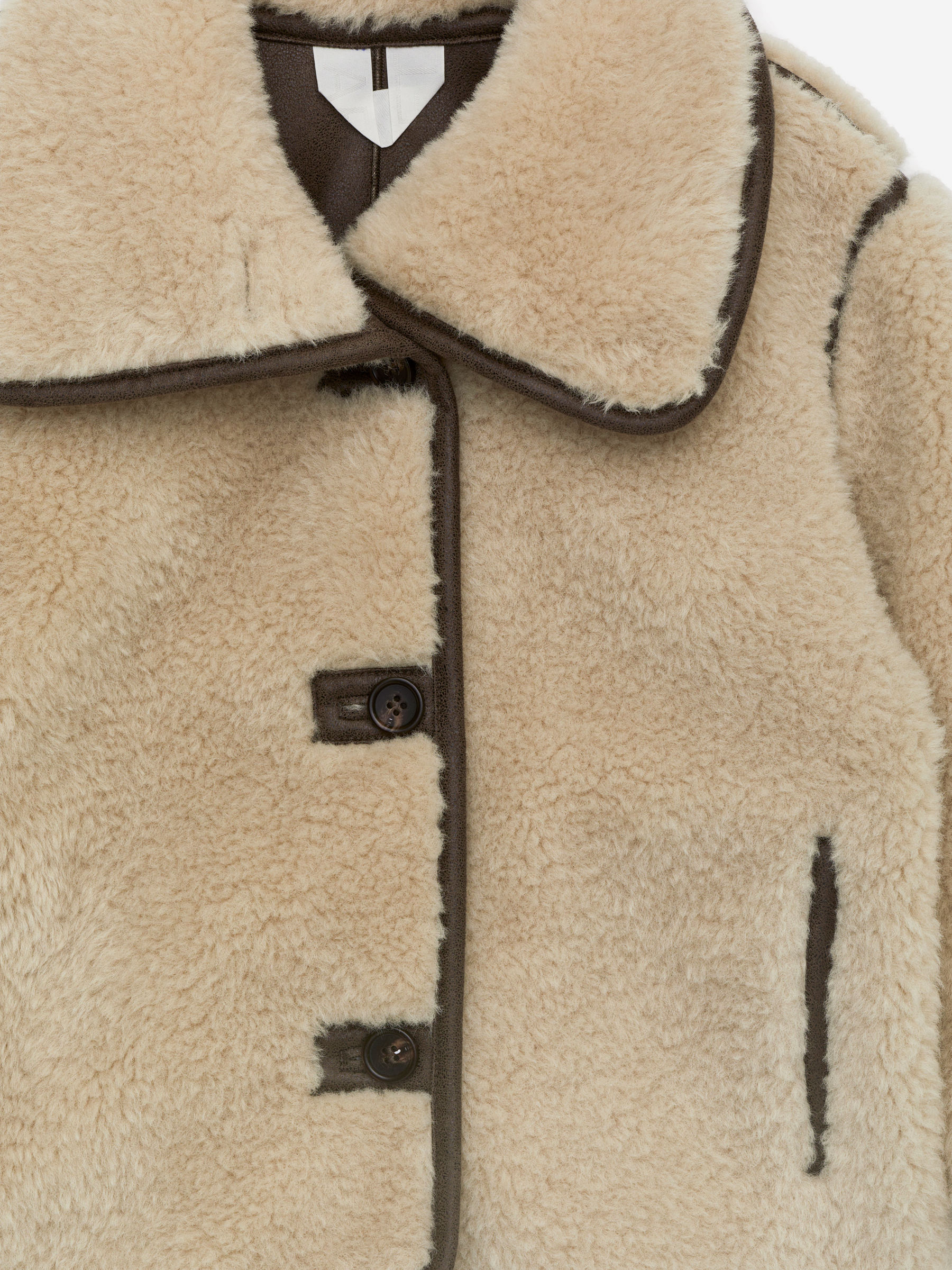 Kurze Teddyjacke - Beige - Loose Fit - Children - StillMedia/DescriptiveDetail - 2