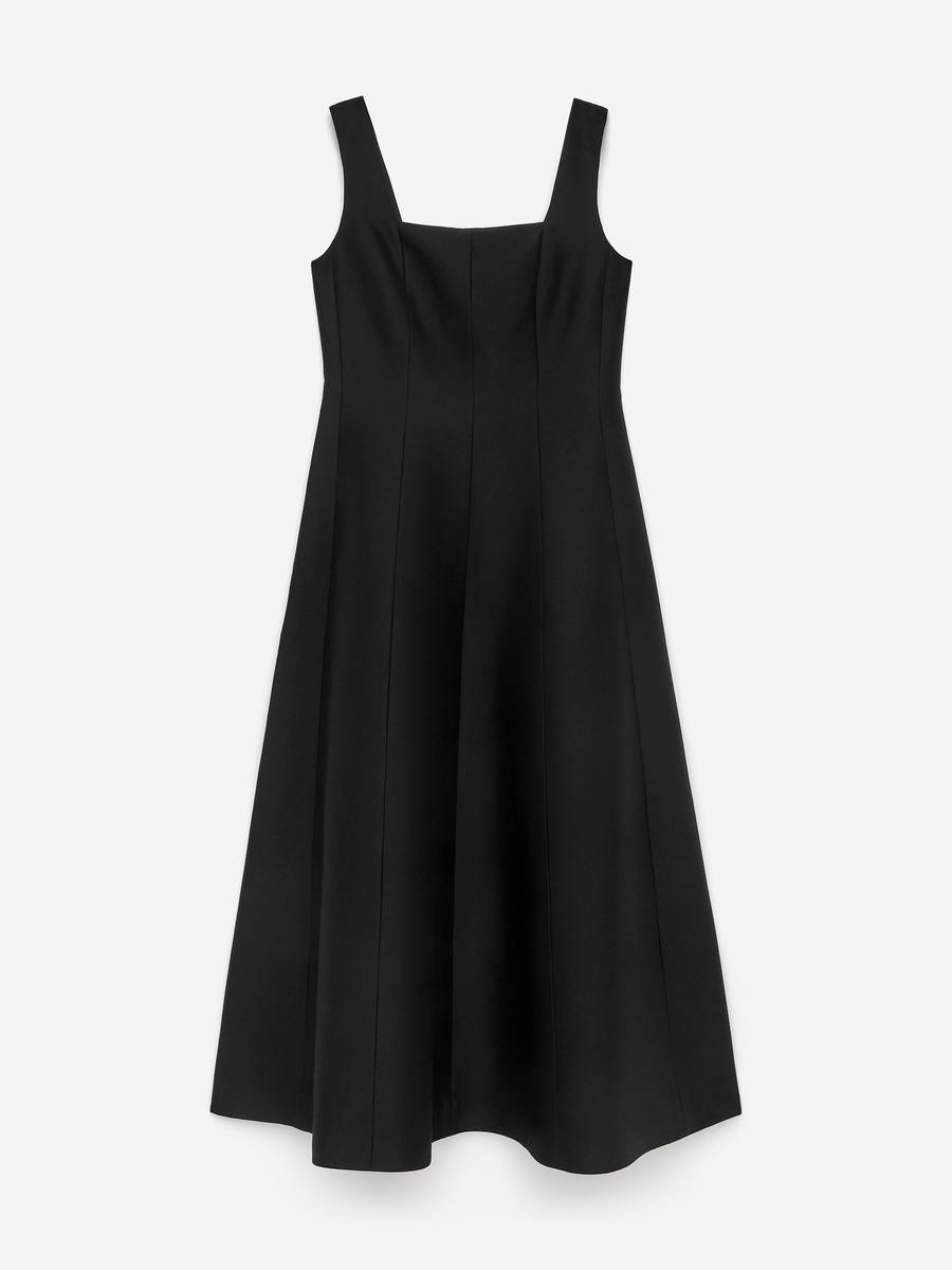 ARKET Women's  Sculptural Lyocell-Blend Dress Black,  size 36