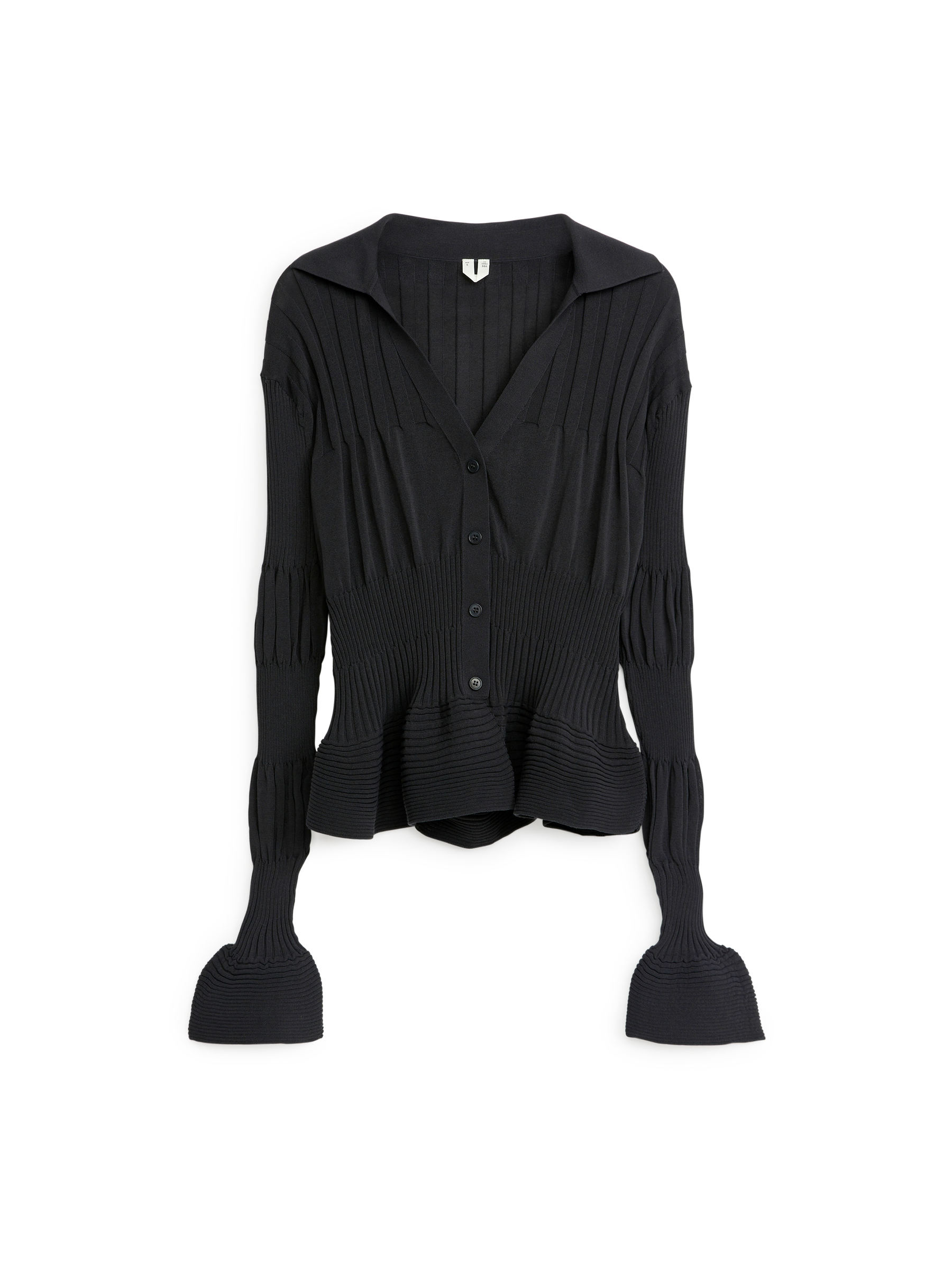 Stickad kofta - Svart - Regular fit - Women - StillMedia/DescriptiveStillLife - 1