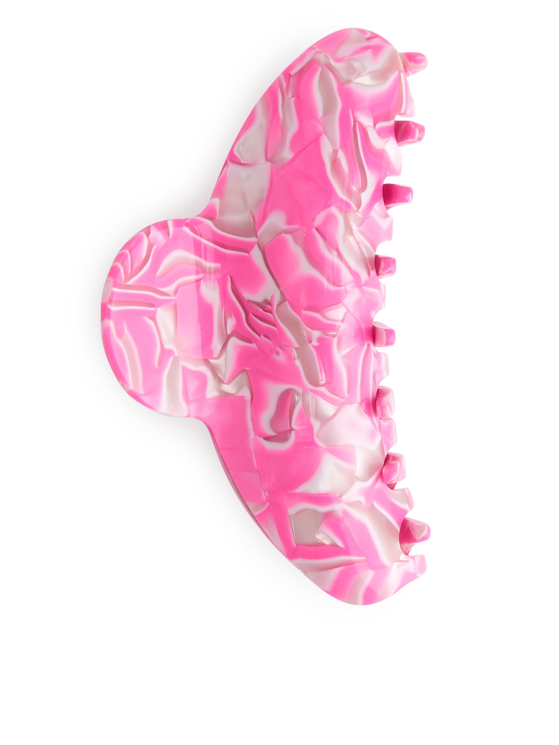 Stor hårklämma - Rosa/vit - Women - StillMedia/DescriptiveStillLife - 1