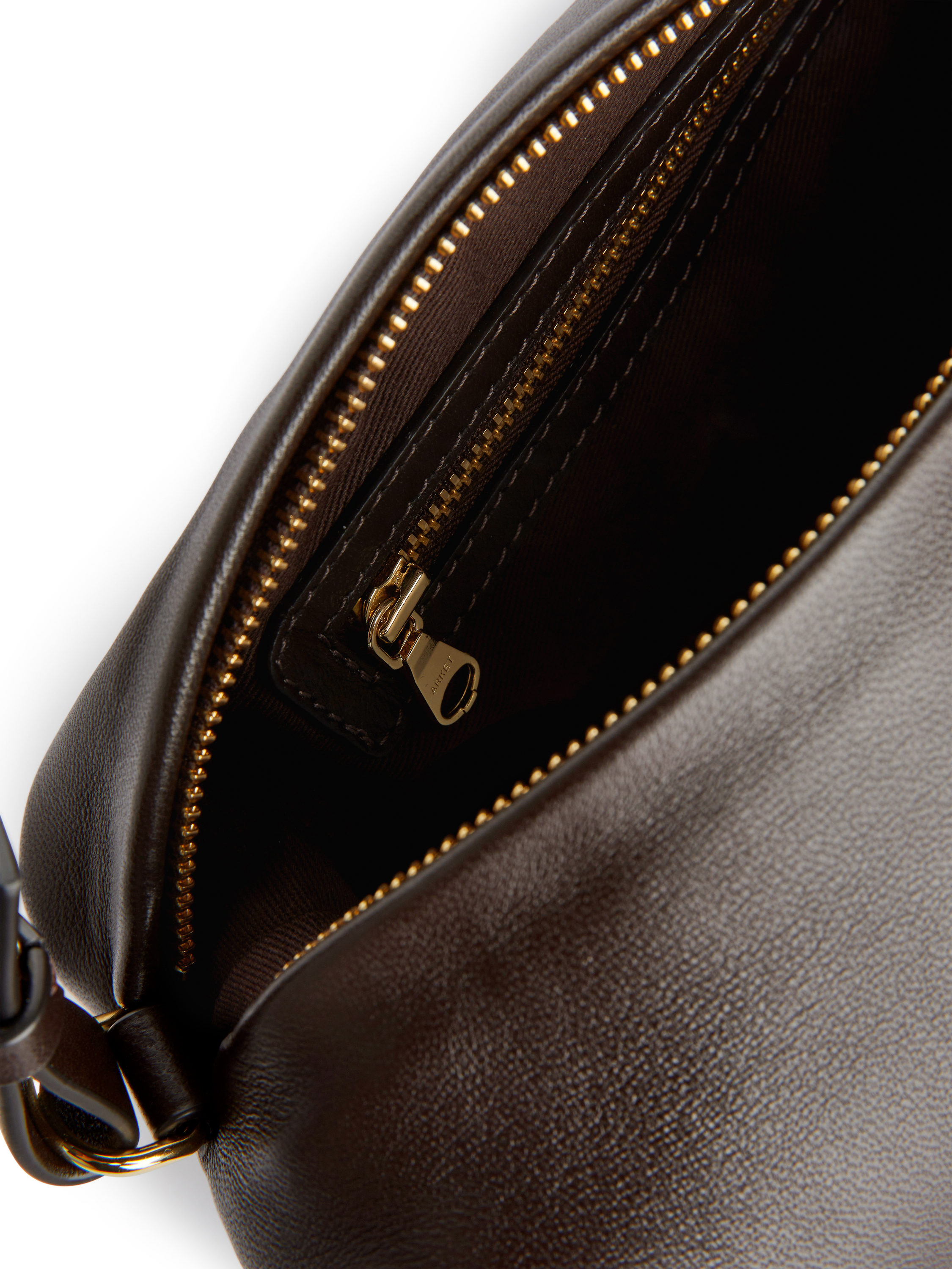 Leather Crossbody Bag – Dark Brown – Women – ARKET NL