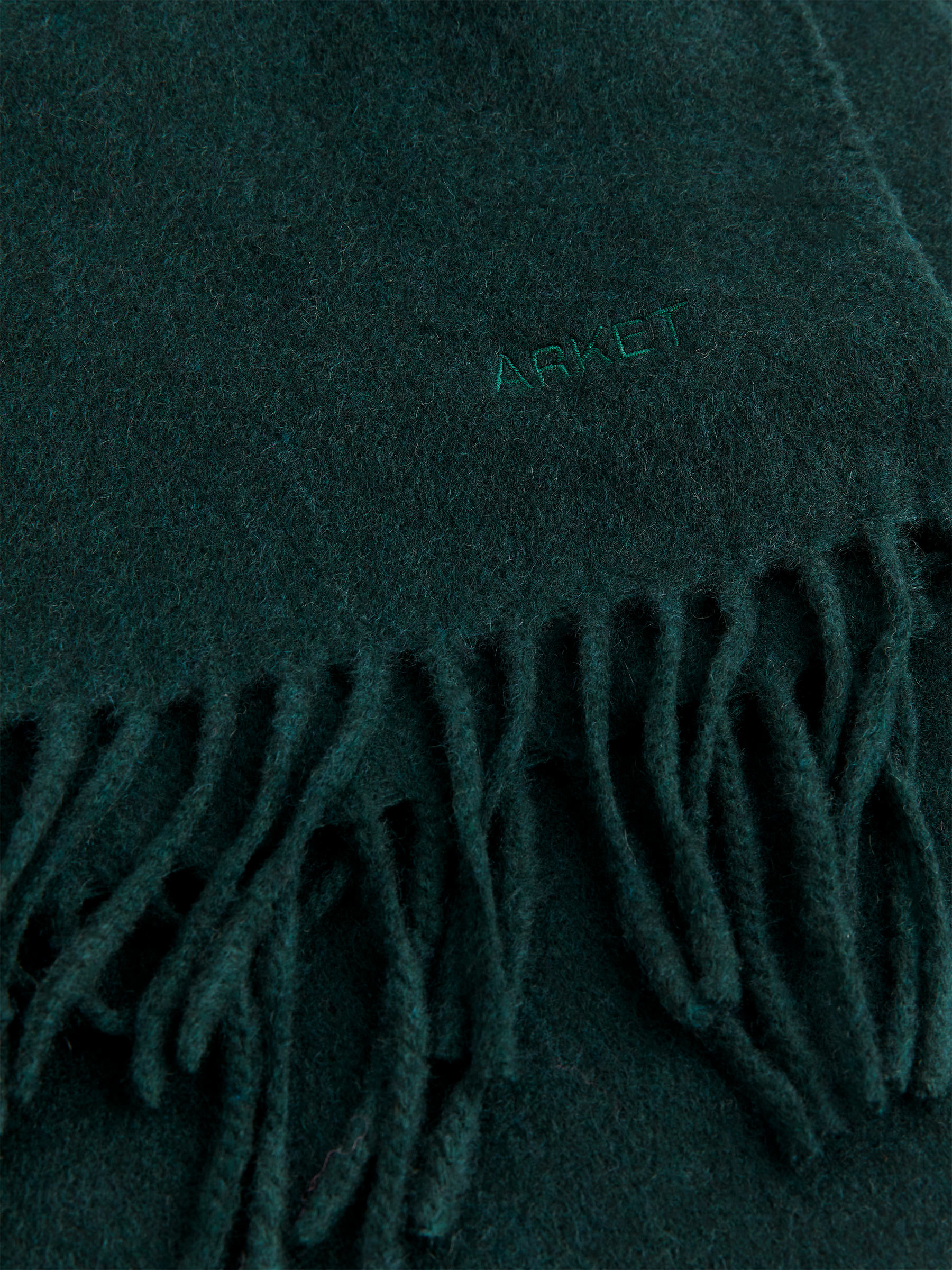 Écharpe en cachemire et laine - Vert foncé - Homme - StillMedia/DescriptiveDetail - 1