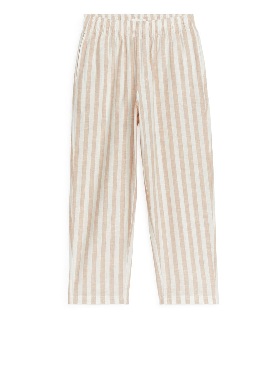 Relaxed Linen Trousers-#A49578-3952